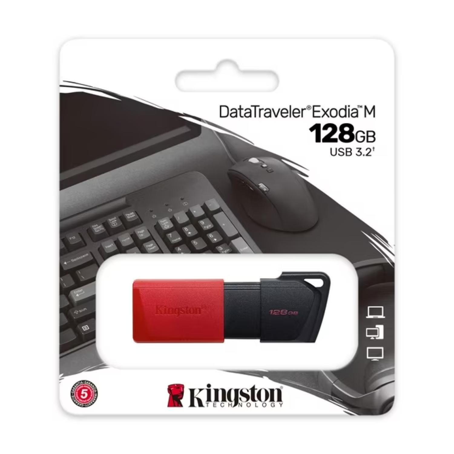 Pendrive USB 3.2 128Gb Rojo Exodia 3.2-2