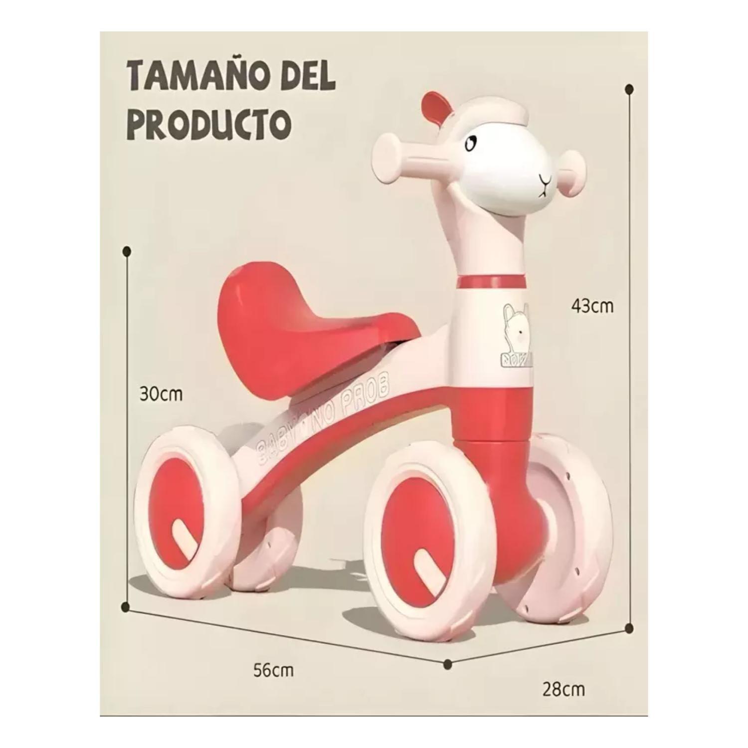 Juguete Correpasillo Bicicleta De Equilibrio Rosado Infantil-2