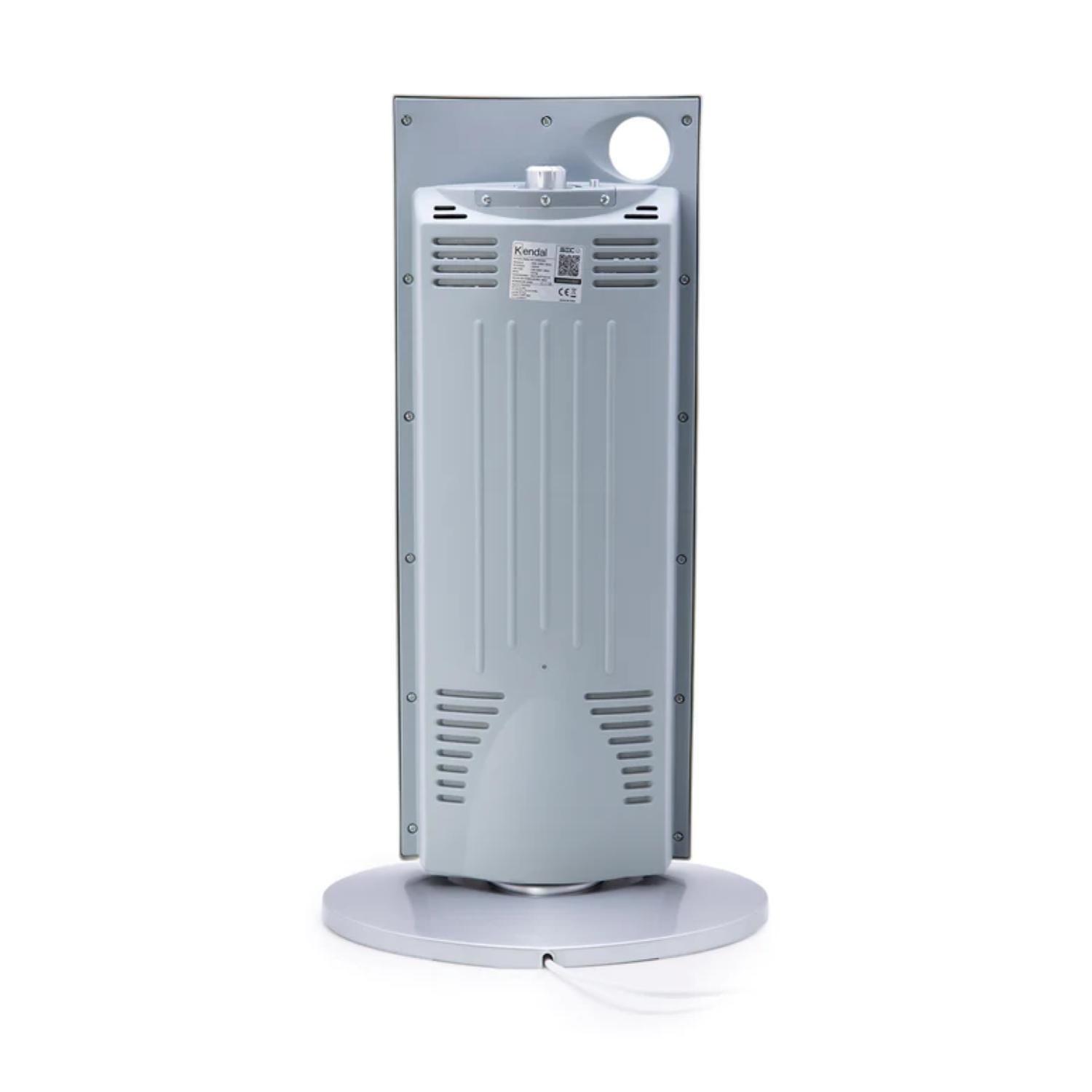Estufa Calefactor Electrica Fibra De Carbono 1000W Gris NSB-120K5-2