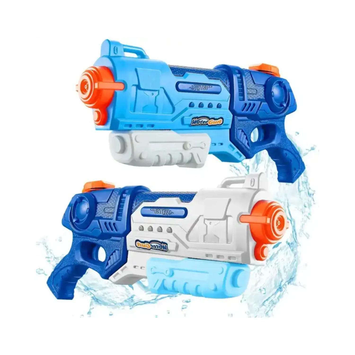 Juguete Lanzador Agua Azul Y Blanco Infantil-3