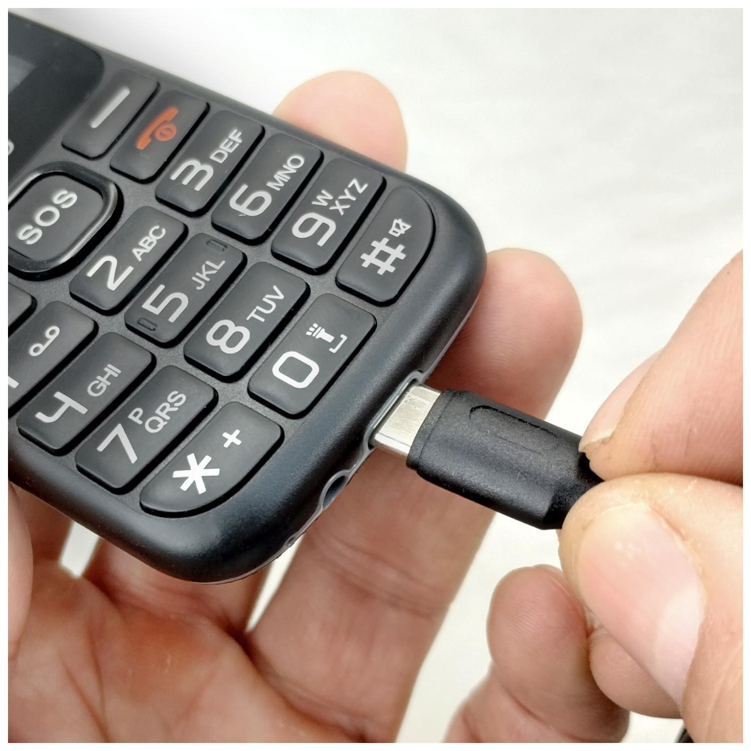Telefono Senior 4G LTE Digitos Grandes Negro 9387-3
