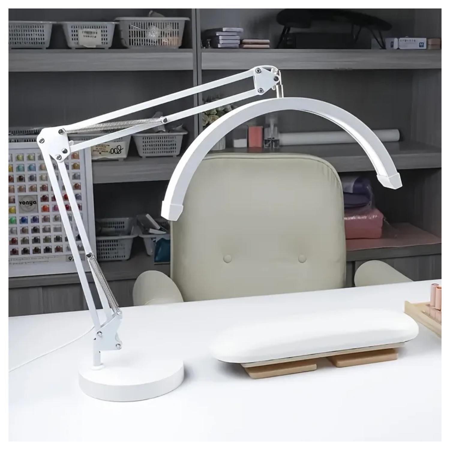 Lampara Ajustable Con Base Para Manicurista Pestañas Cara-3