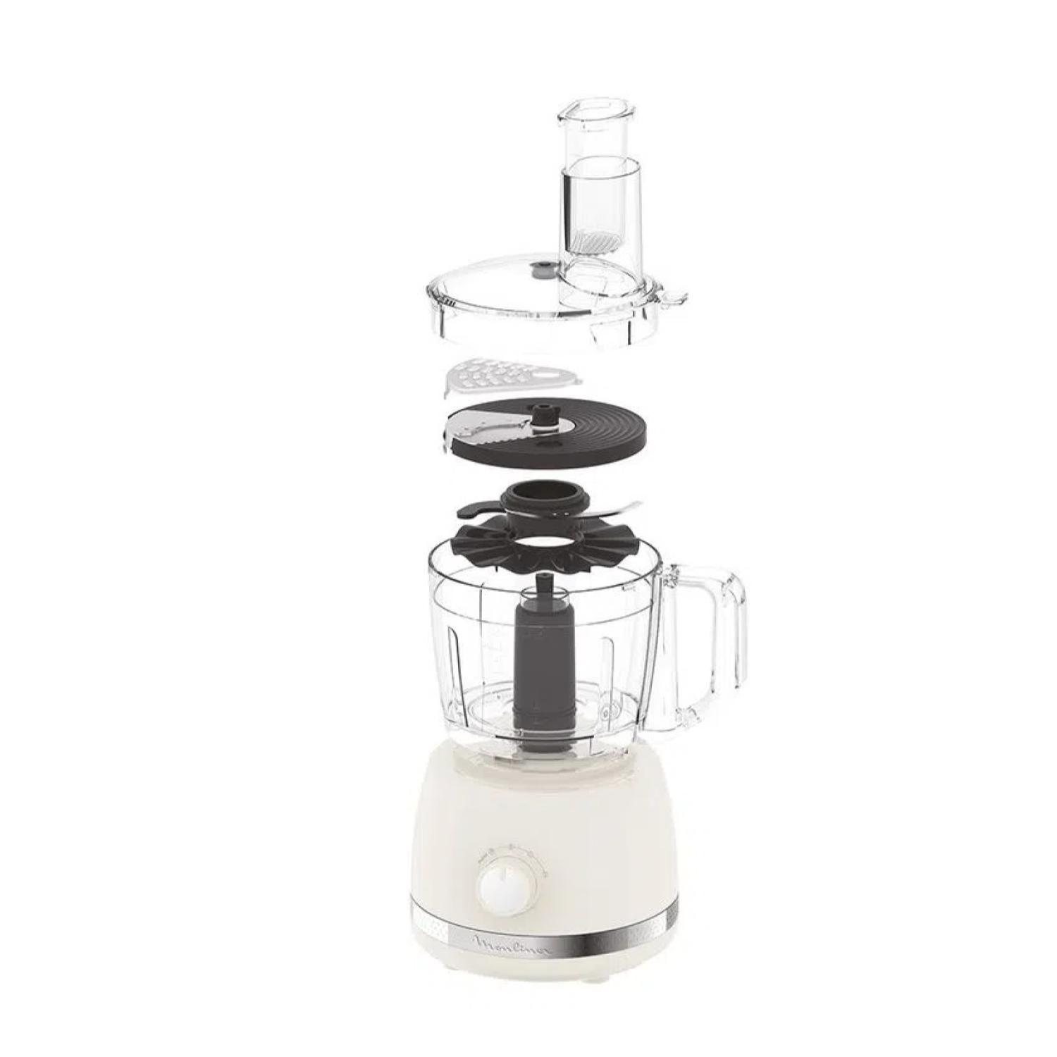 Procesador De Alimentos 2V 2L 15F 600W Beige Soleil Moulinex-1