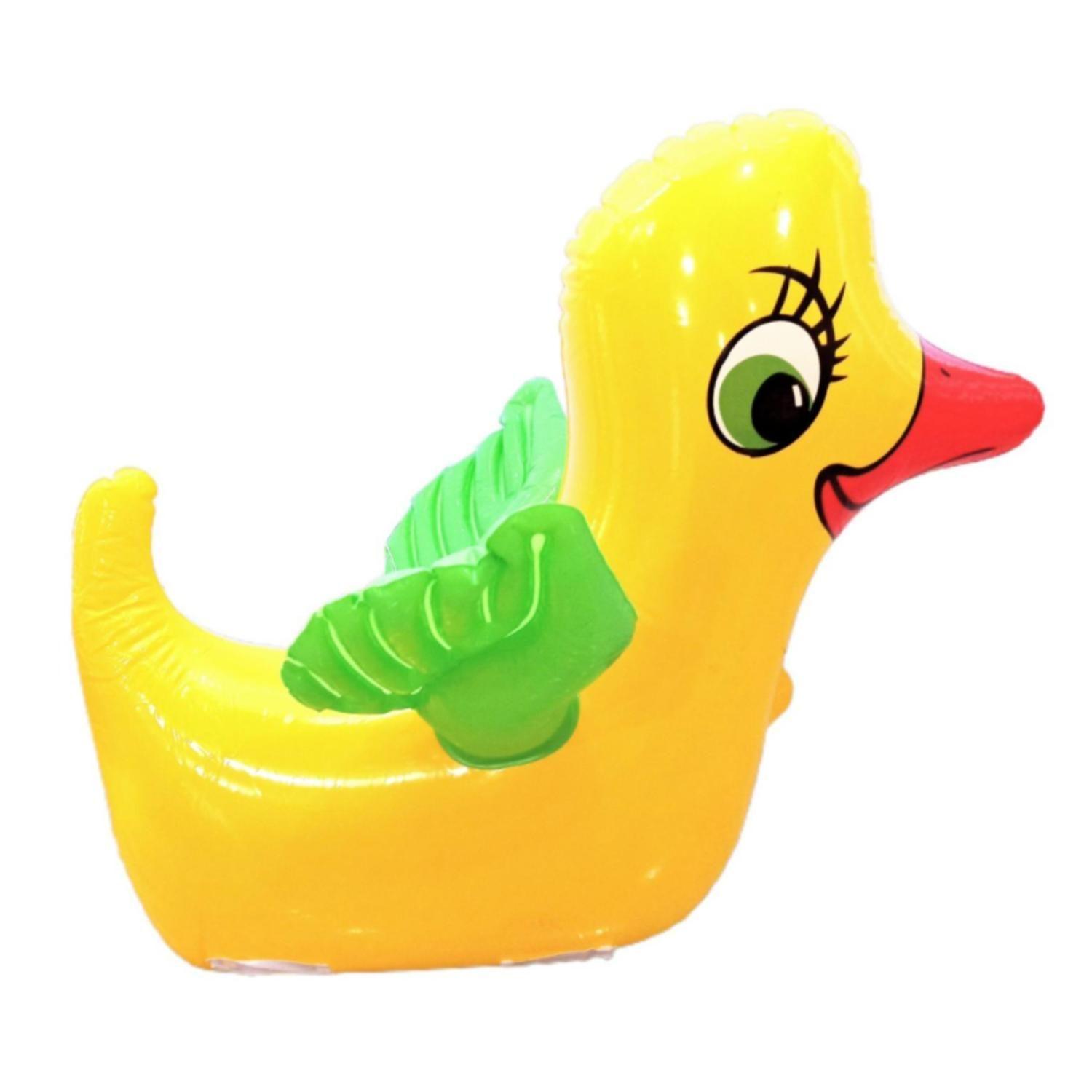 Flotador Inflable Patito 35x35cm Infantil Para Piscinas-0