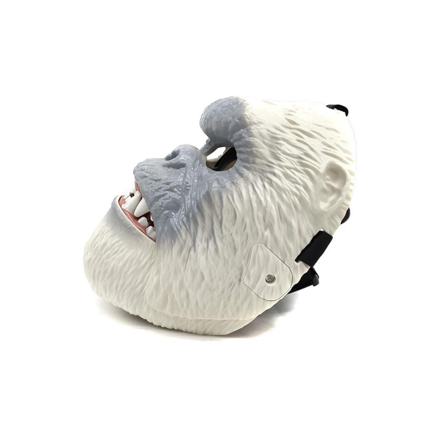 Juguete Mascara De King Kong Blanco Movimiento Y Sonido Infantil-3
