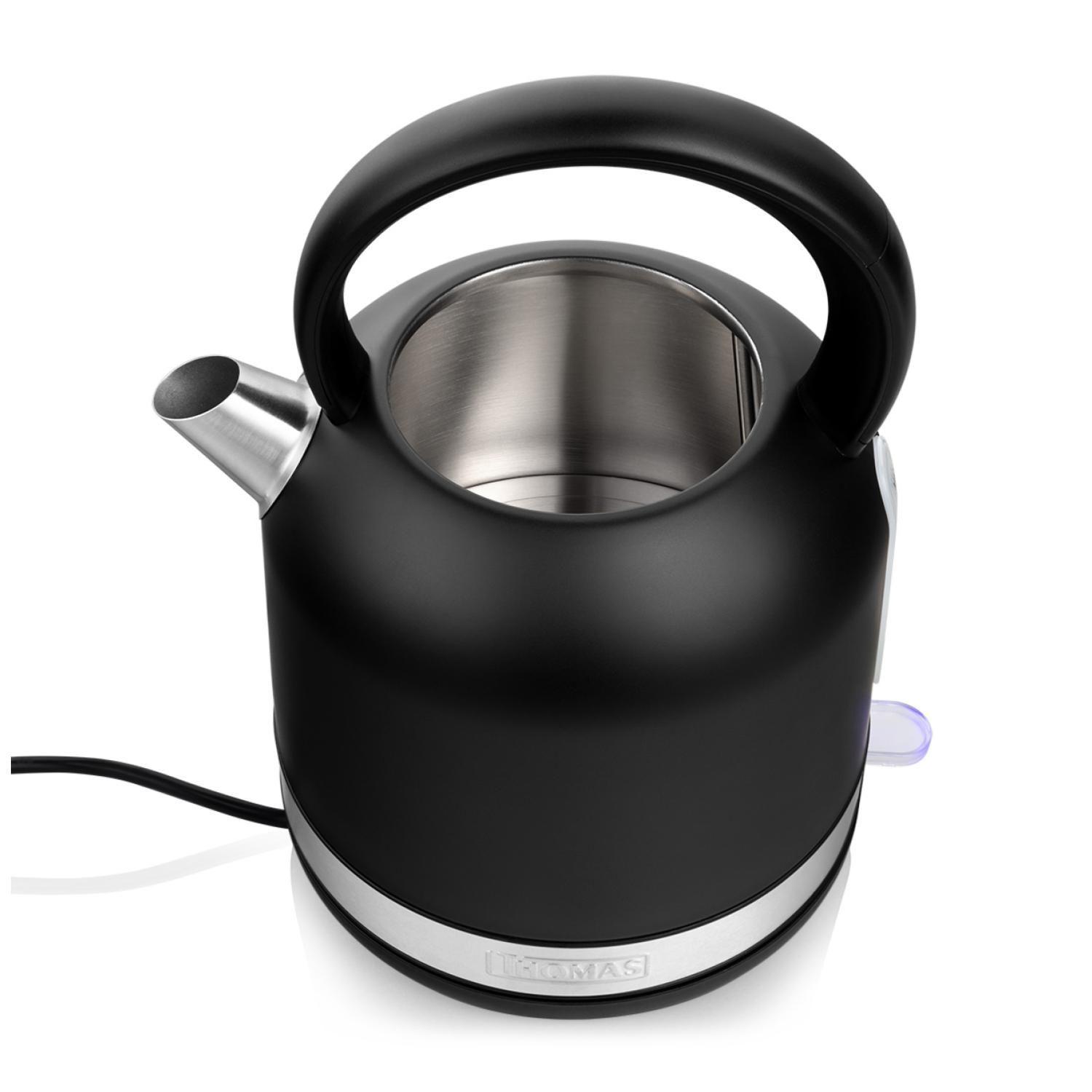 Hervidor Electrico 2500ml 2200W Negro Mate TH-6510N Thomas-3