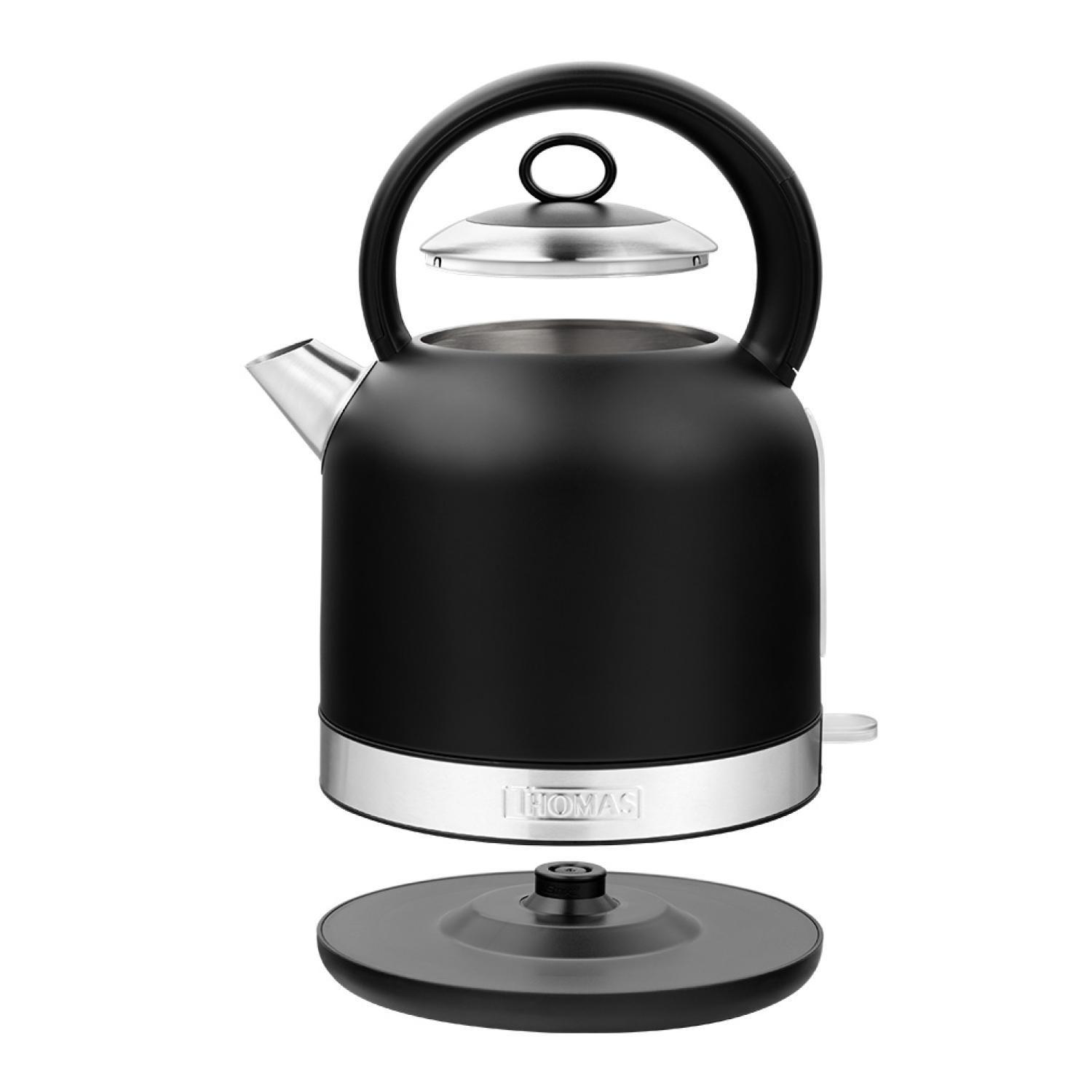 Hervidor Electrico 2500ml 2200W Negro Mate TH-6510N Thomas-4