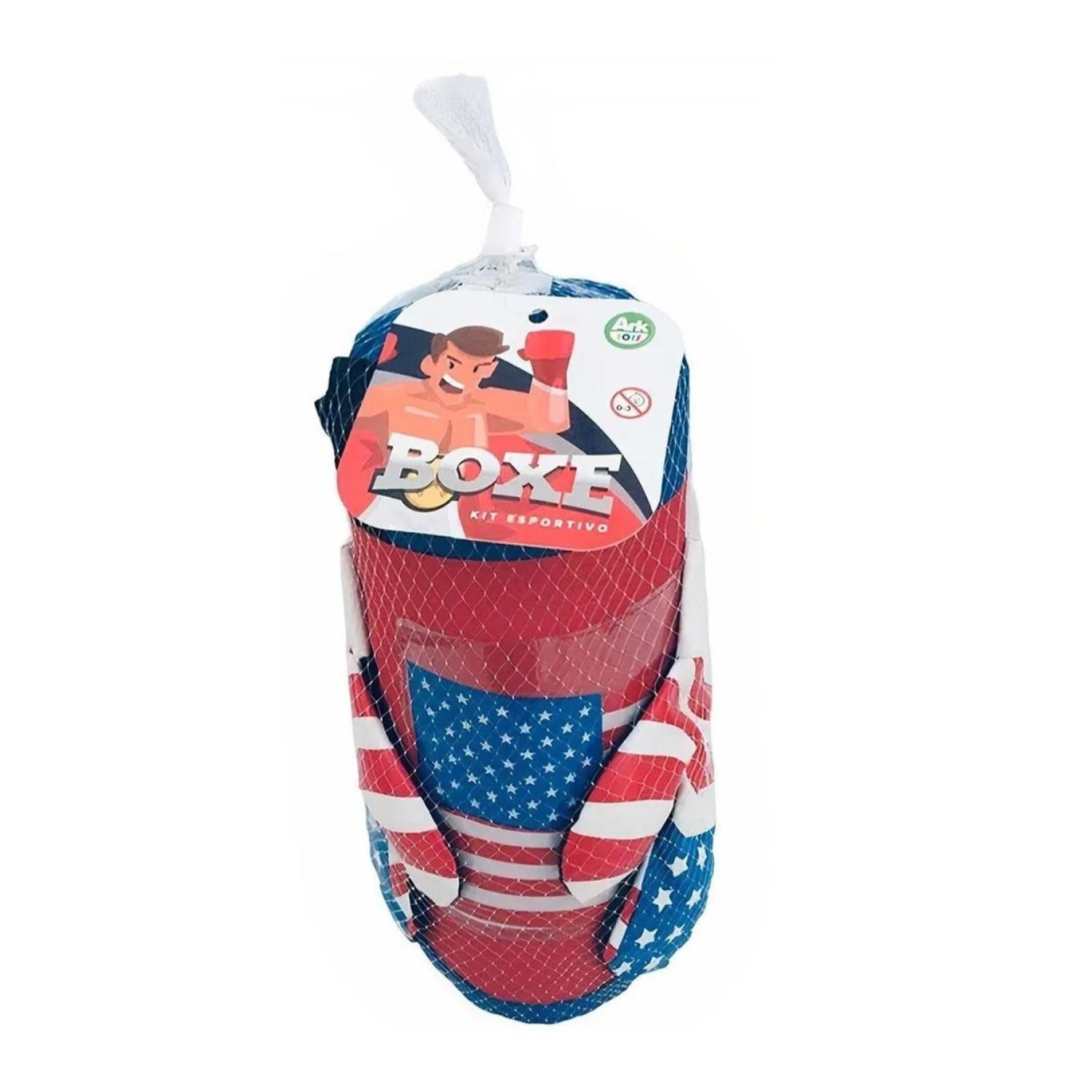 Juguete Guantes Y Saco De Box USA Infantil 33x14cm-5