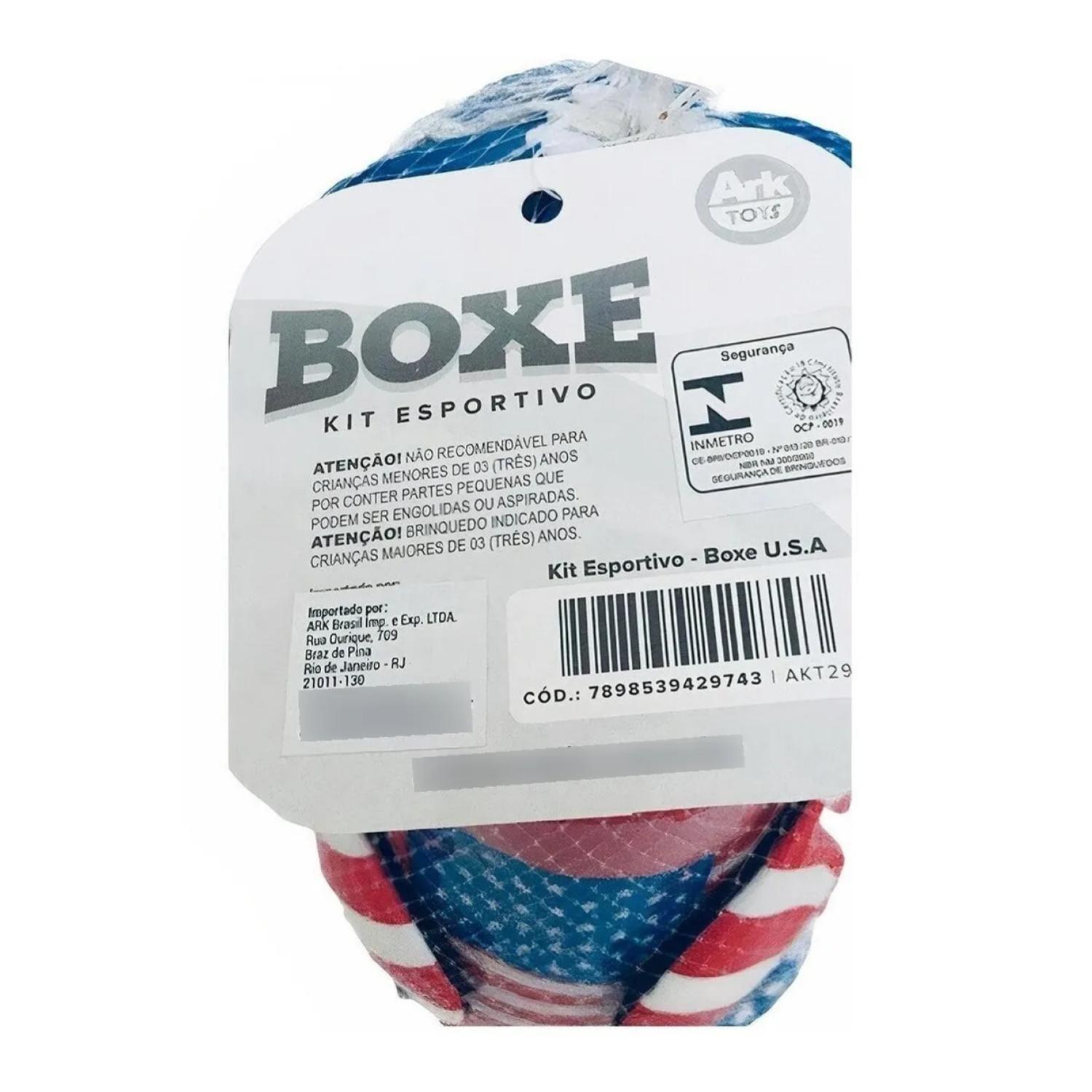 Juguete Guantes Y Saco De Box USA Infantil 33x14cm-6