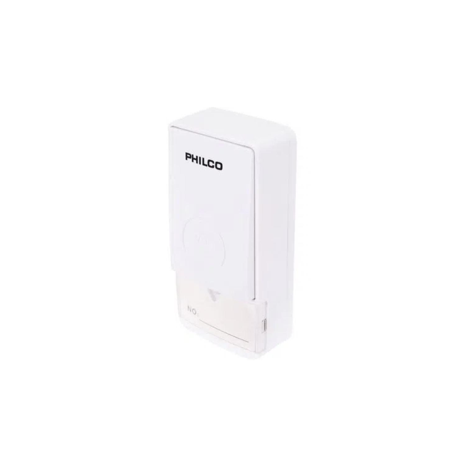 Timbre Inalambrico 220V Indicador LED 100M IP44 Philco-2