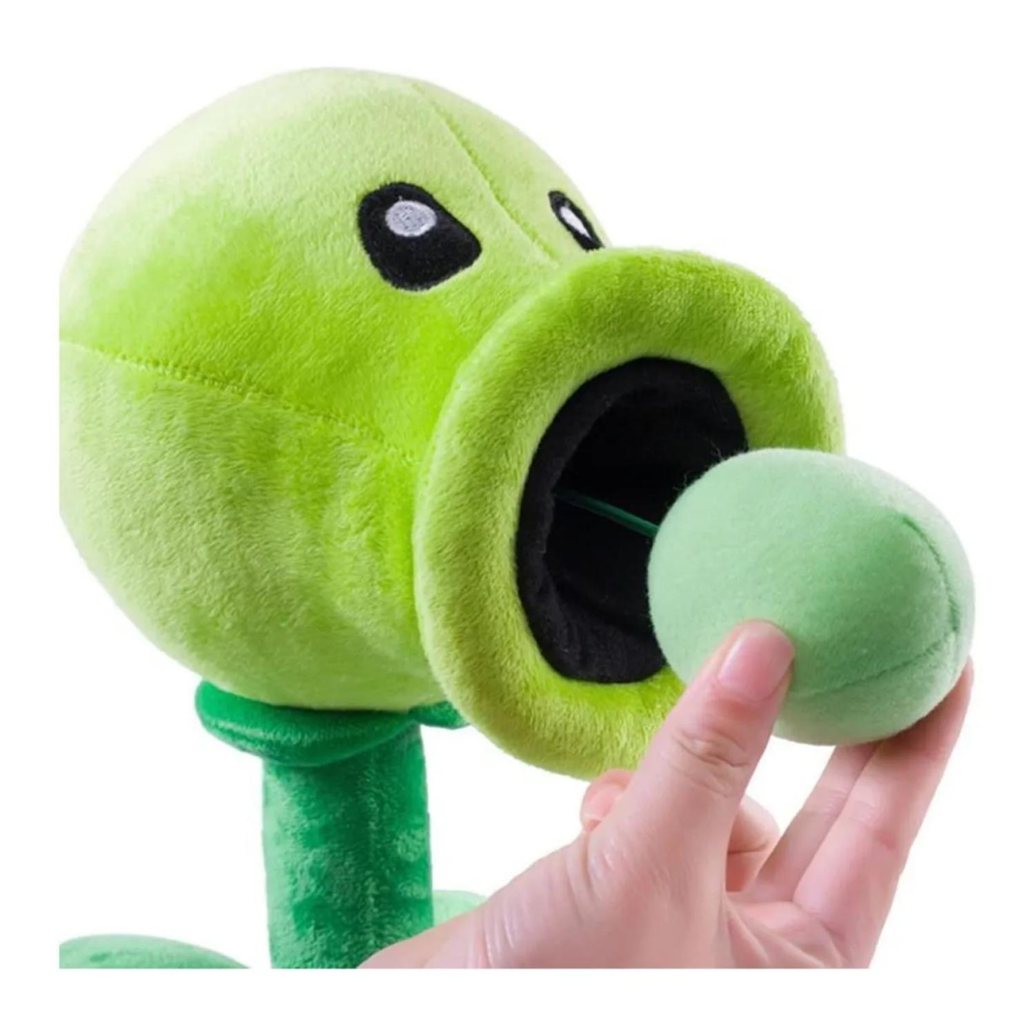 Juguete Peluche Planta Verde 25cm Plantas Vs Zombies Infantil-2