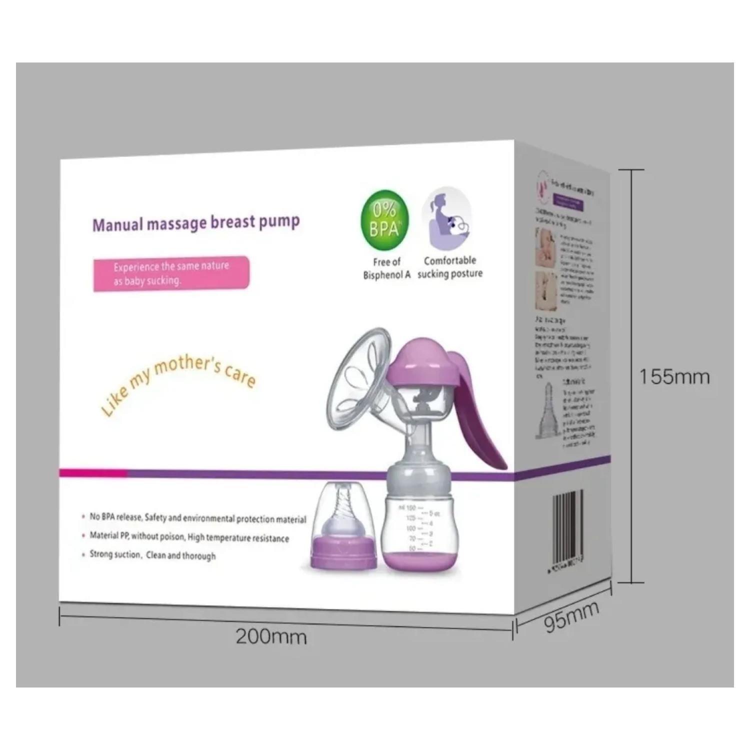Extractor De Leche Manual Sacaleche Mamadera Chupete Infantil-2