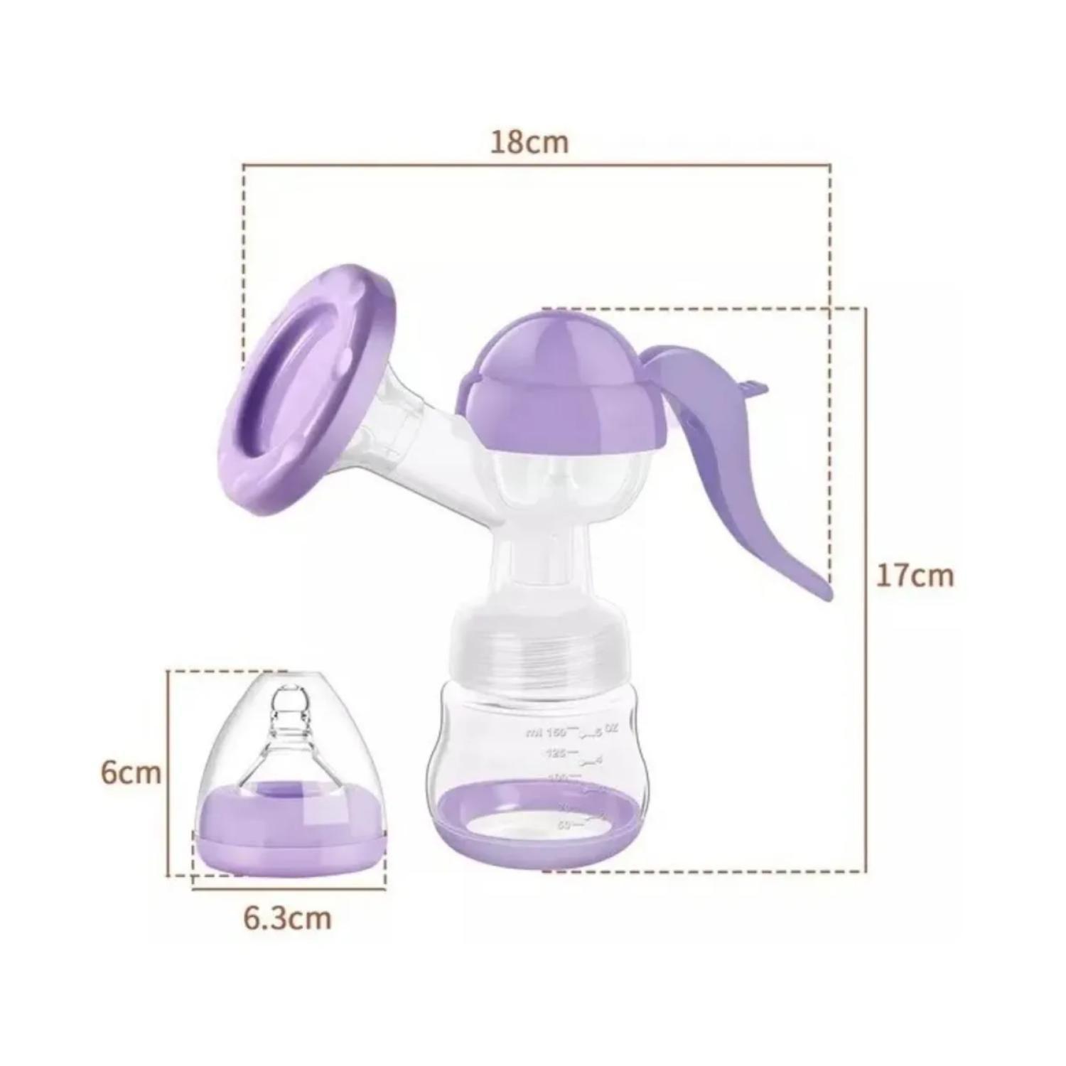 Extractor De Leche Manual Sacaleche Mamadera Chupete Infantil-3