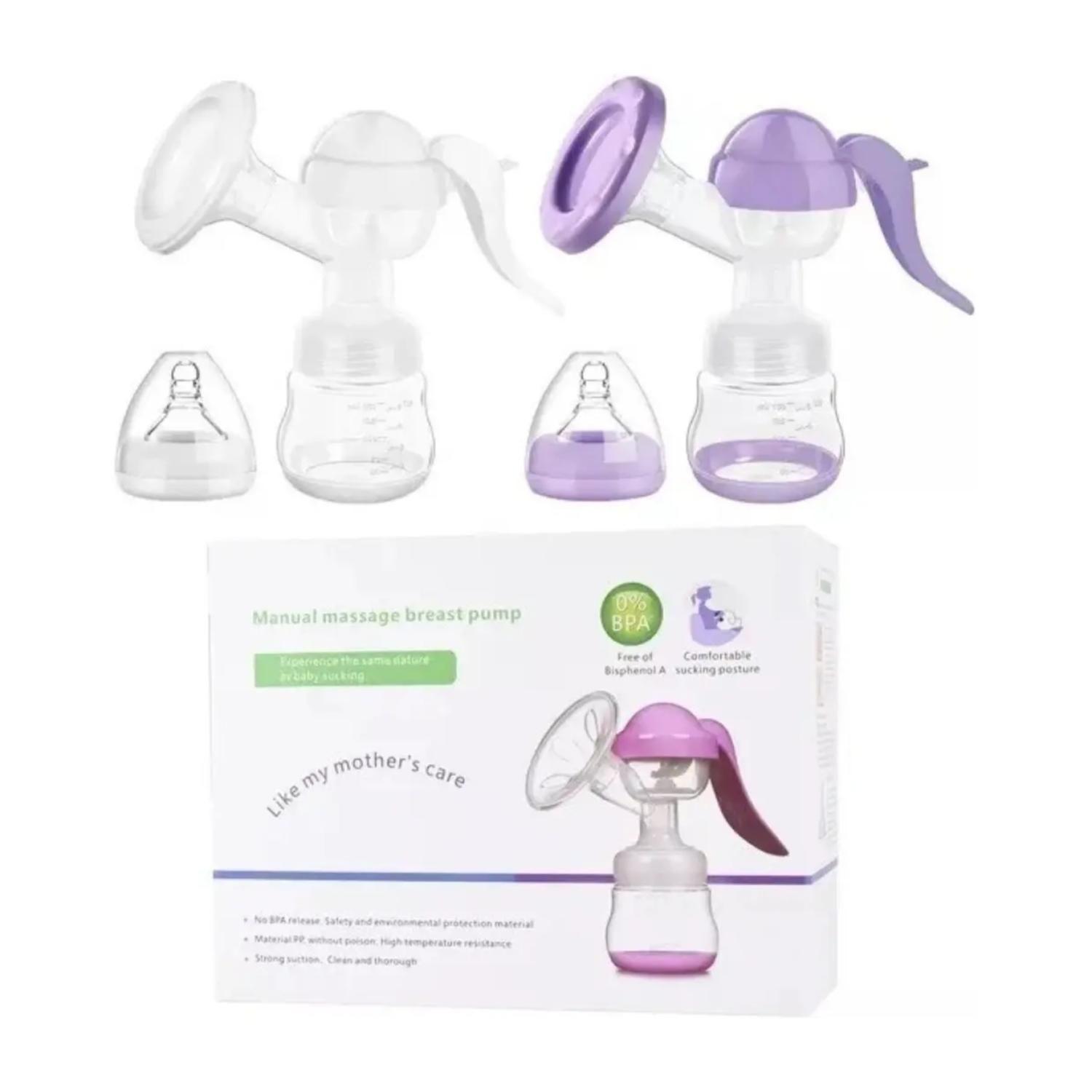 Extractor De Leche Manual Sacaleche Mamadera Chupete Infantil-4