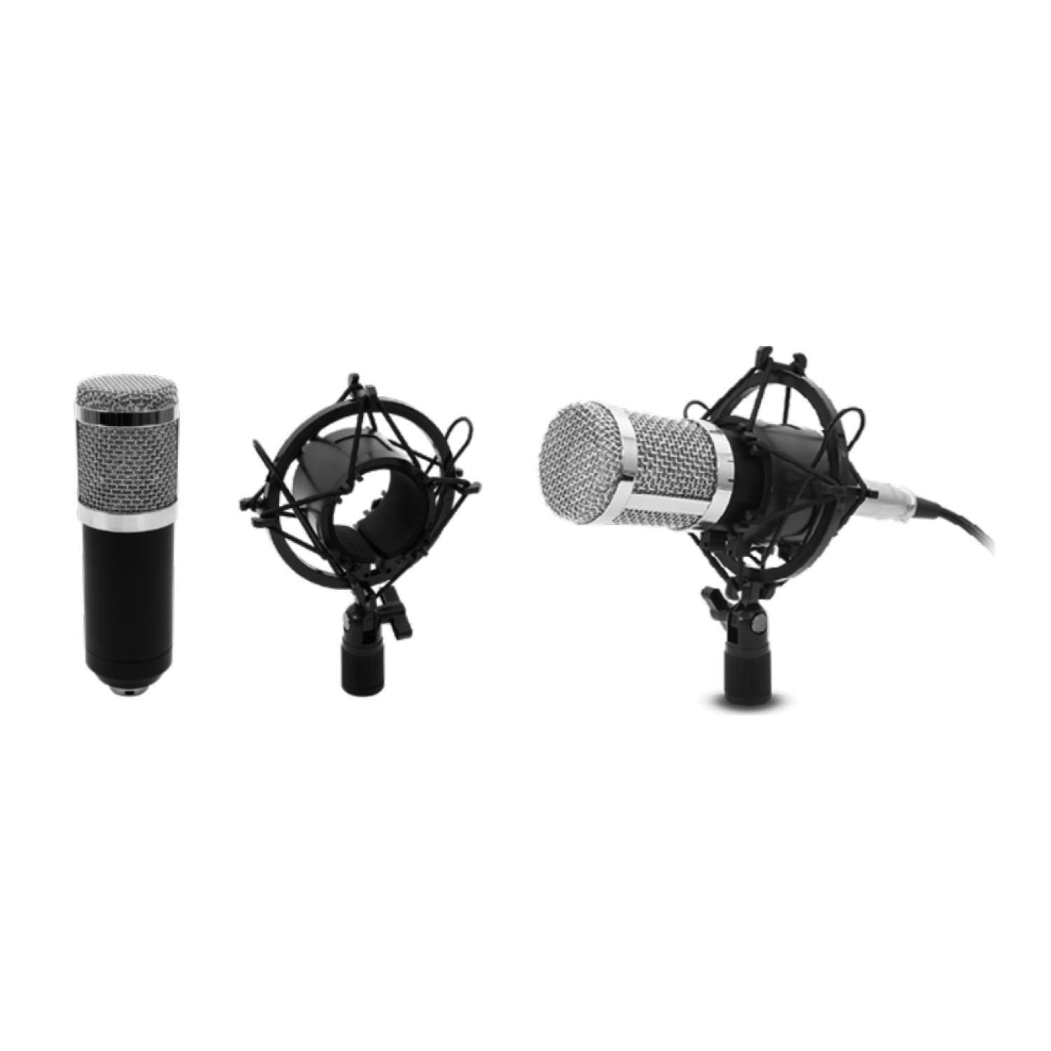 Microfono Condensador Jakc 3.5 Con Soporte Negro Philco-2