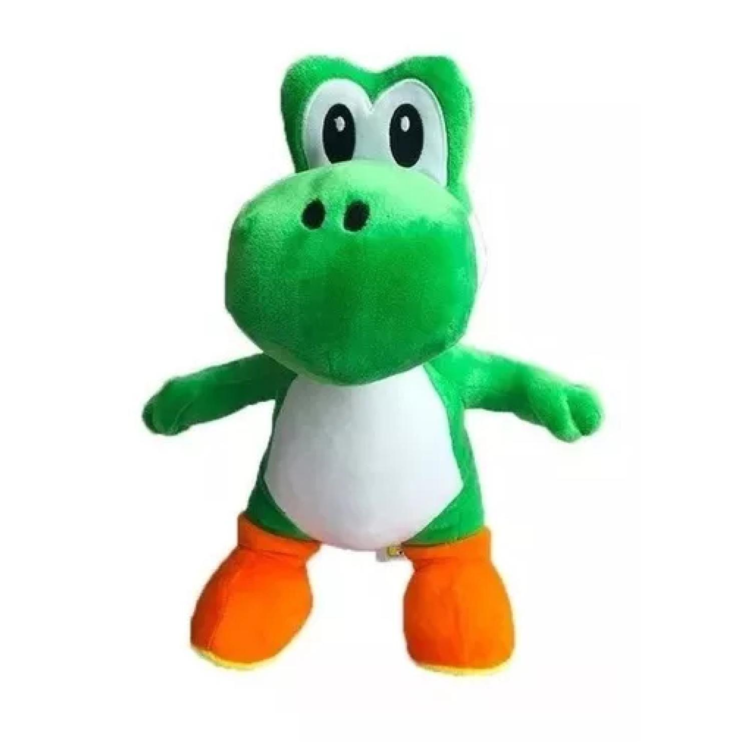 Juguete Peluche Yoshi 25cm Verde Super Mario Bros Infantil-0
