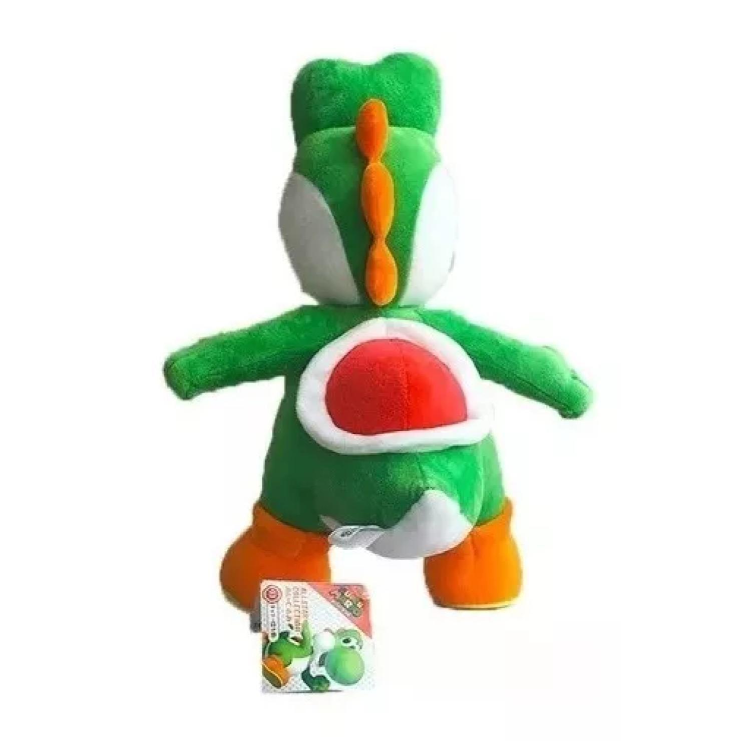 Juguete Peluche Yoshi 25cm Verde Super Mario Bros Infantil-2