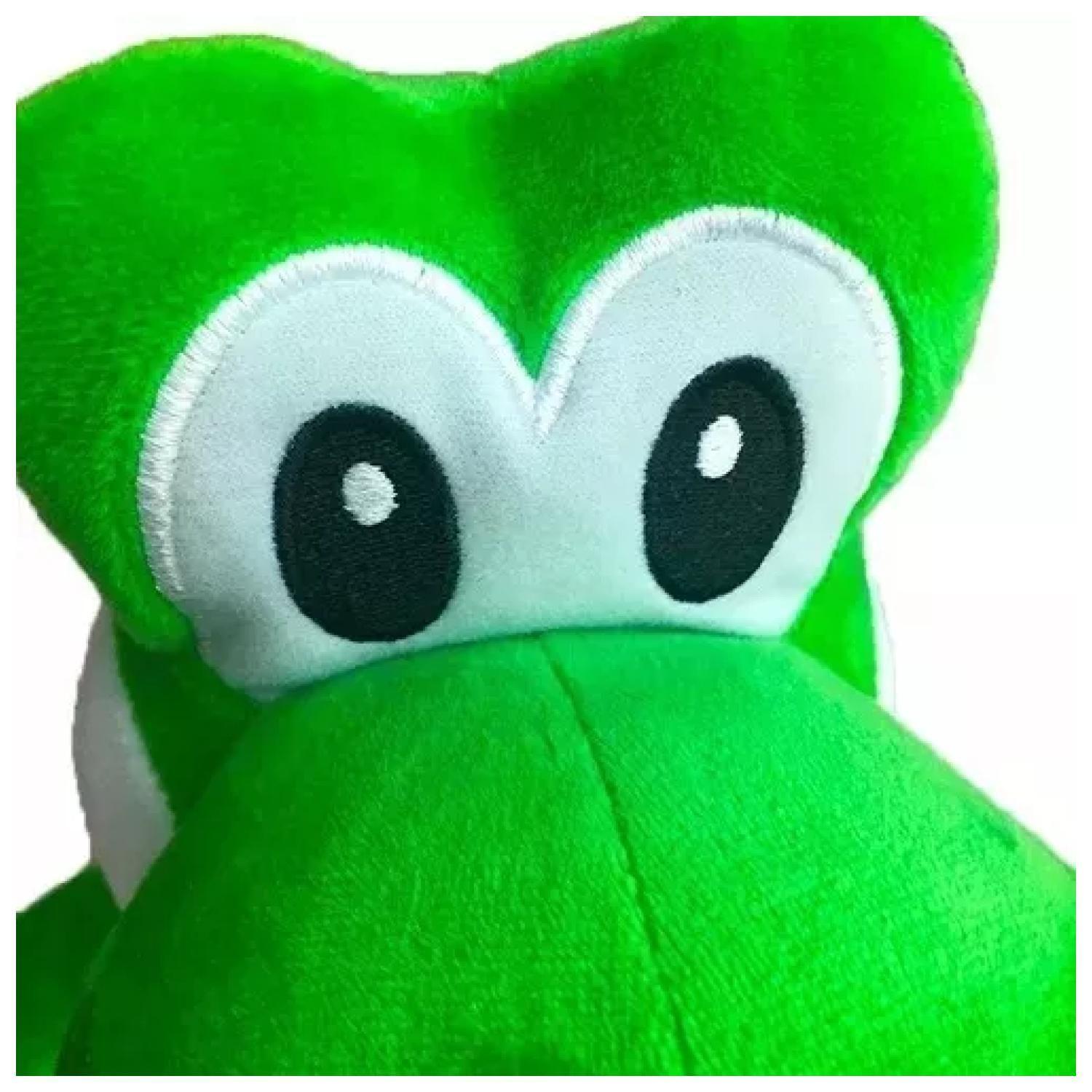 Juguete Peluche Yoshi 25cm Verde Super Mario Bros Infantil-3