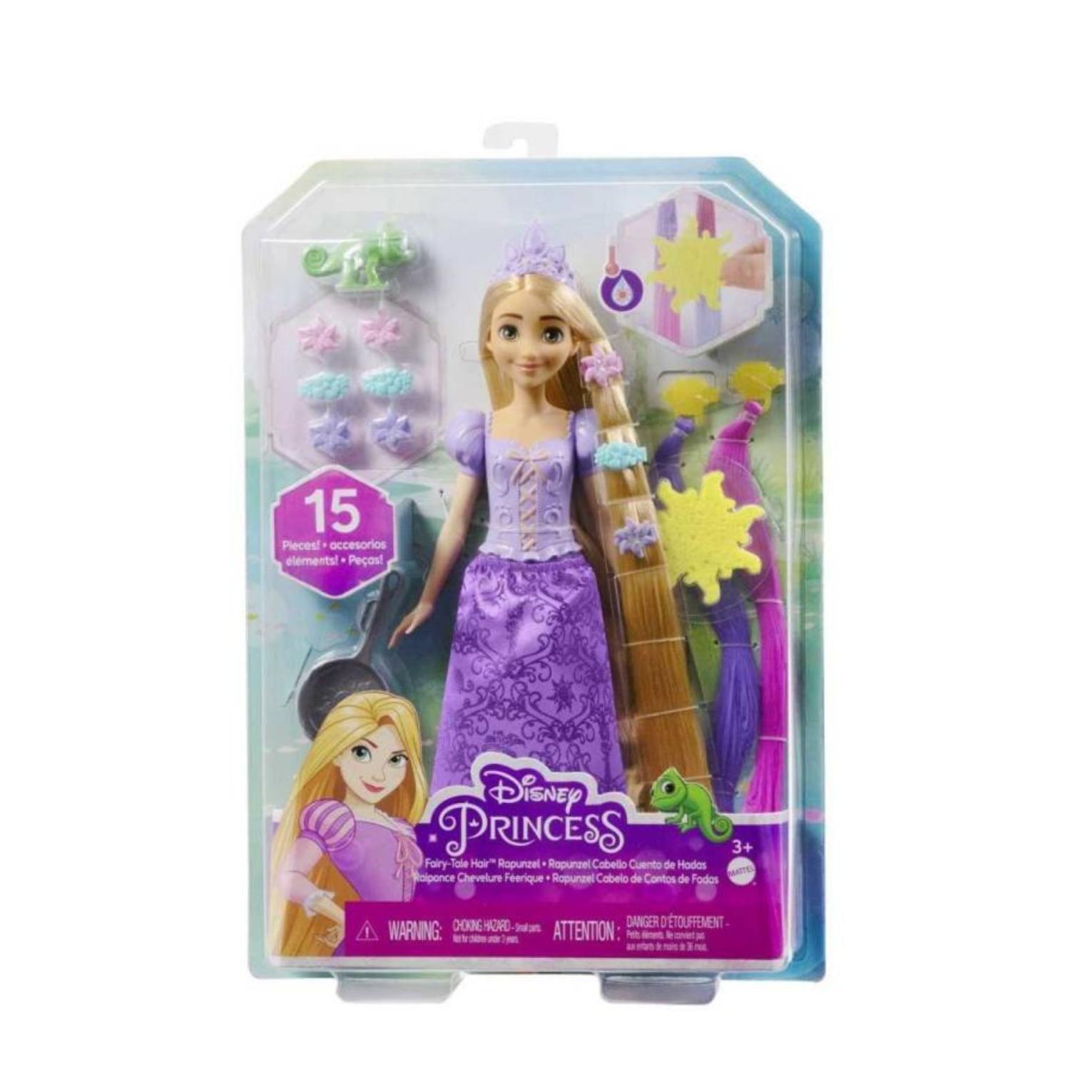 Juguete Figura De Accion Rapunzel Cabello Largo Y Accesorios-0