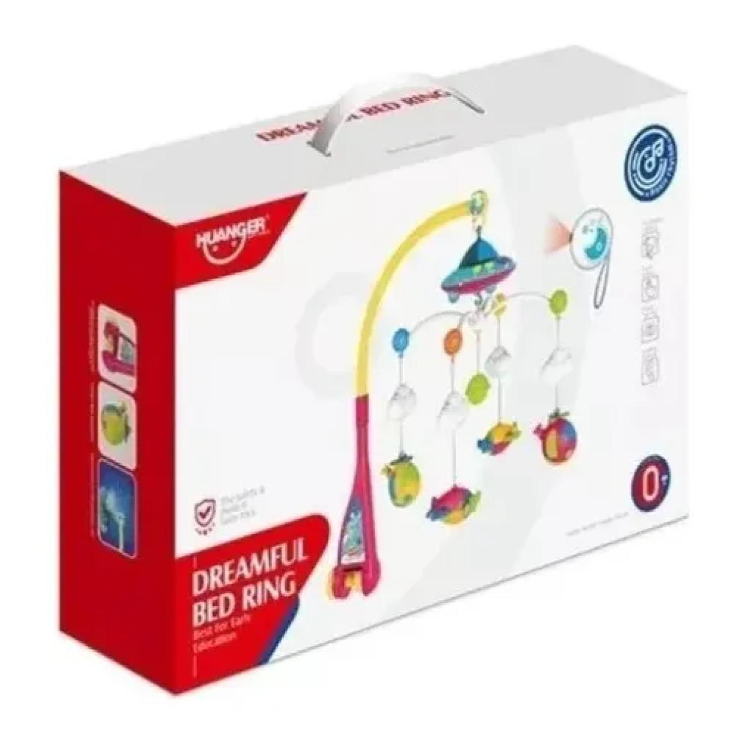 Movil Para Cuna Proyector Musical Naves Aereas Estimulante-3