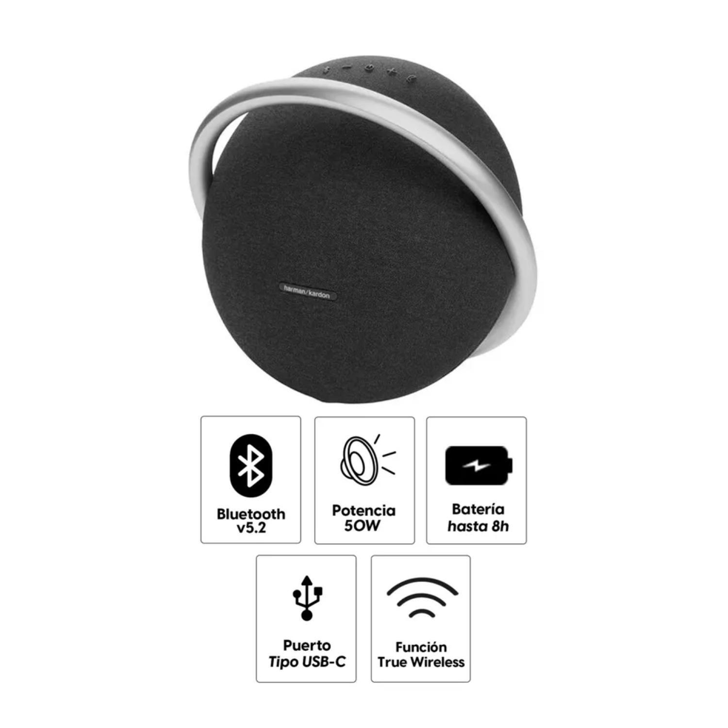 Parlante Bluetooth 50W Negro Onyx 8 Studio-3