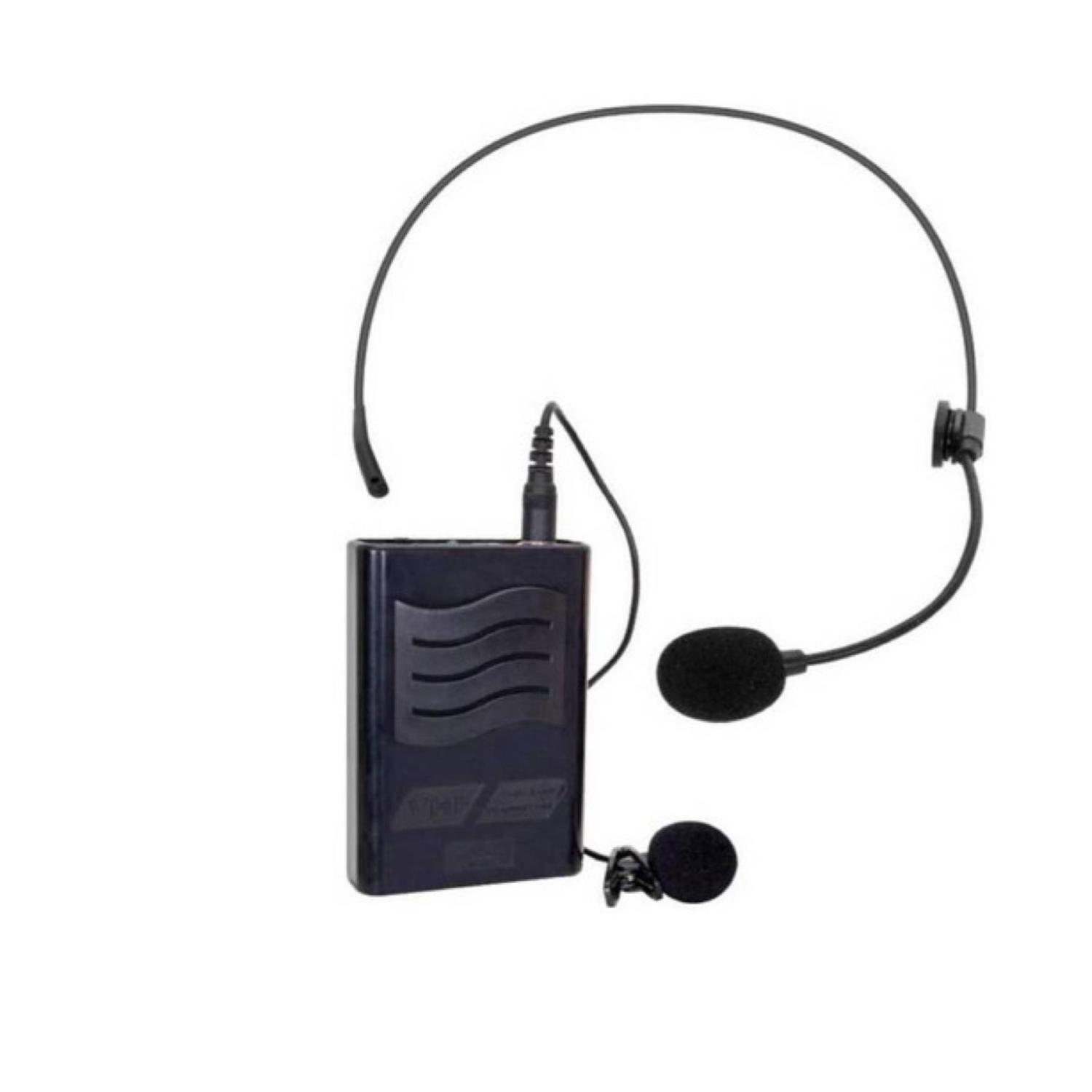 Kit De Microfono Inalambrico VHF 2 En 1 Cintillo Y Solapa Philco-2