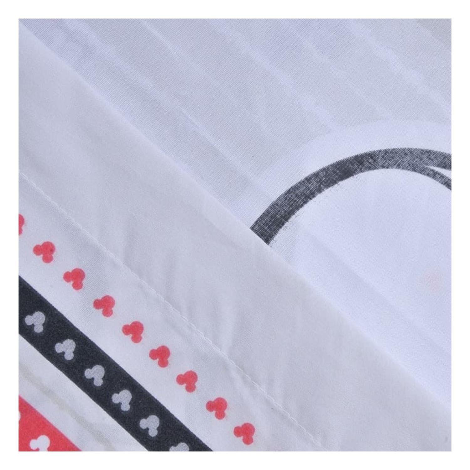 Juego De Sabanas 1.5 Plazas Microfibra Infantil Gris Mickey Mouse-1