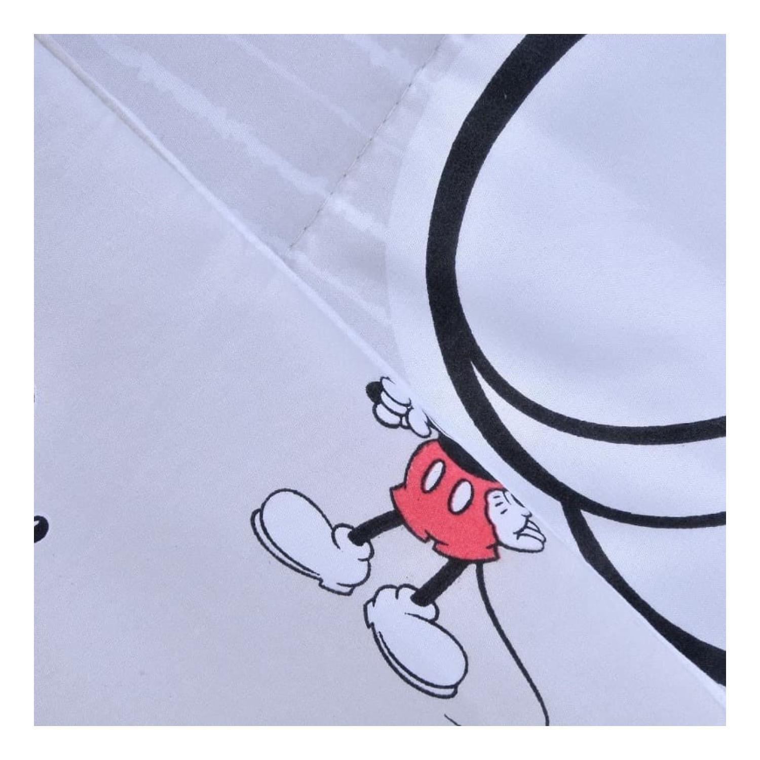 Plumon 1.5 Plazas Microfibra Infantil Gris Mickey Mouse-2