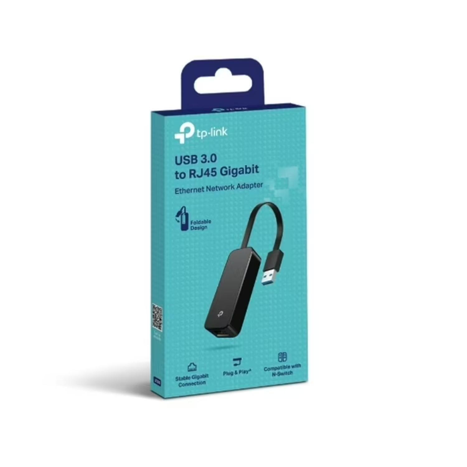 Adaptador De Red USB 3.0 A RJ45 Gigabit Ethernet UE306-3