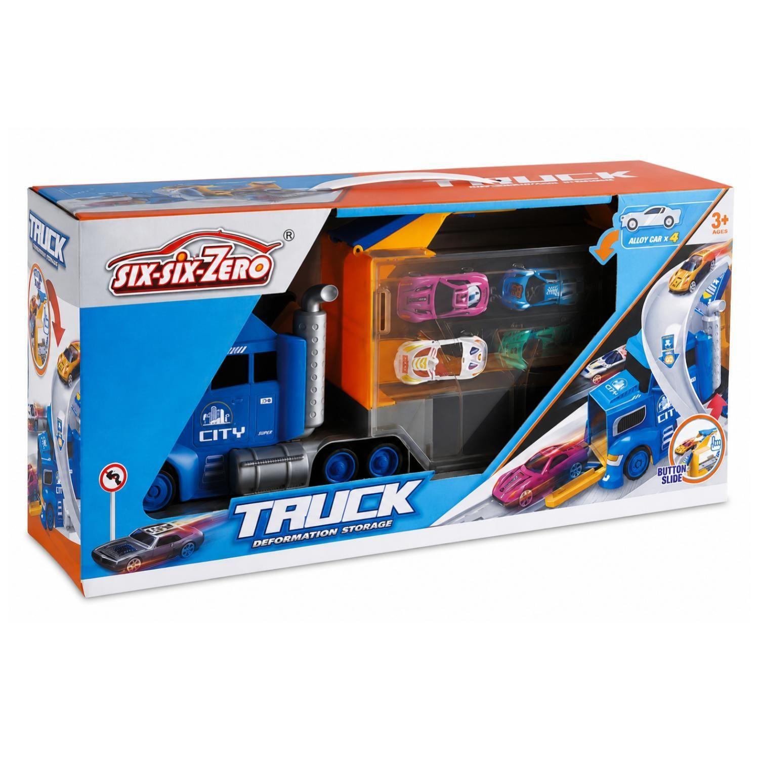 Juguete Camion Transportador 2 En 1 Lanzador 15Pzas Infantil-4
