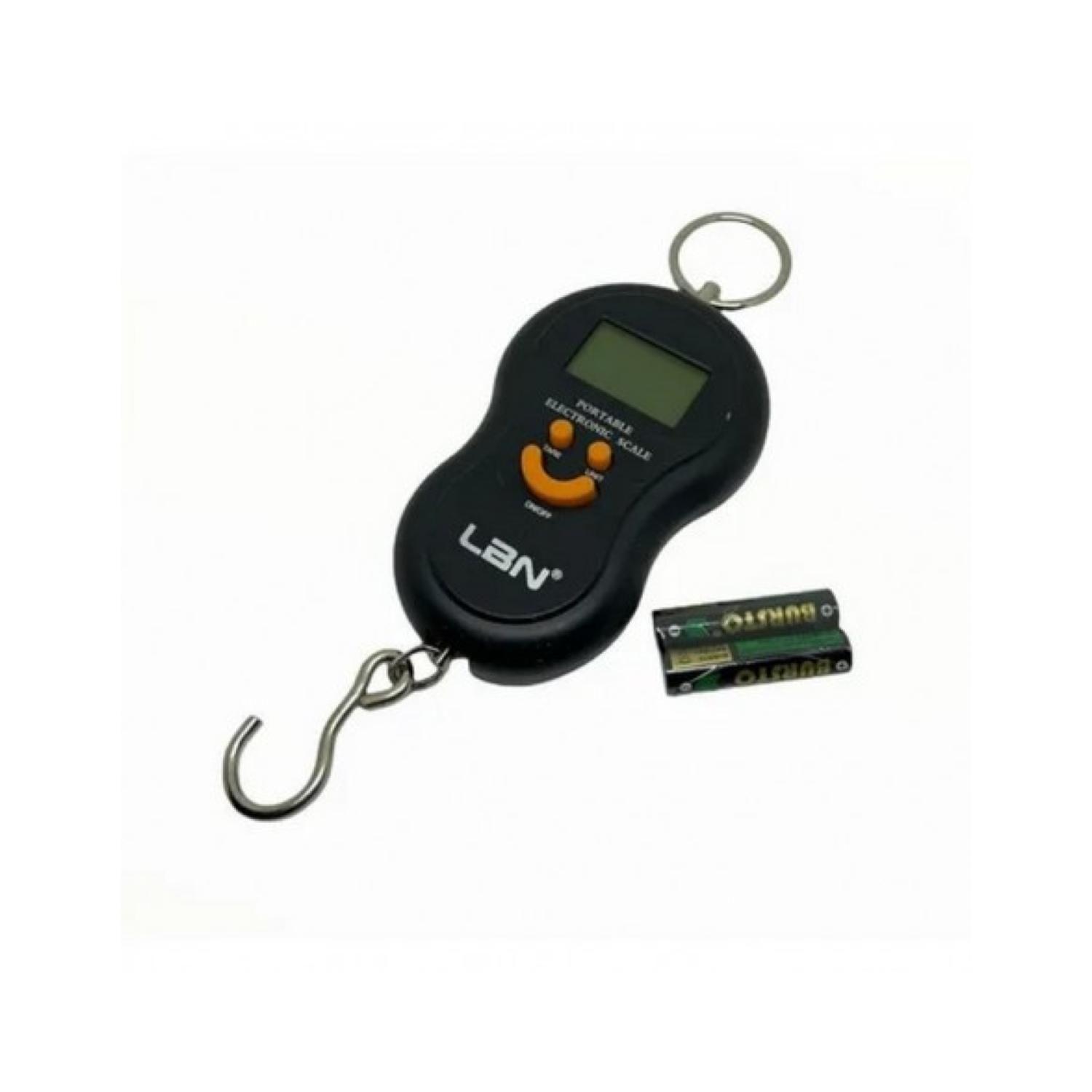 Balanza Peso Portatil De Gancho 50kg Negro LBS100 -2