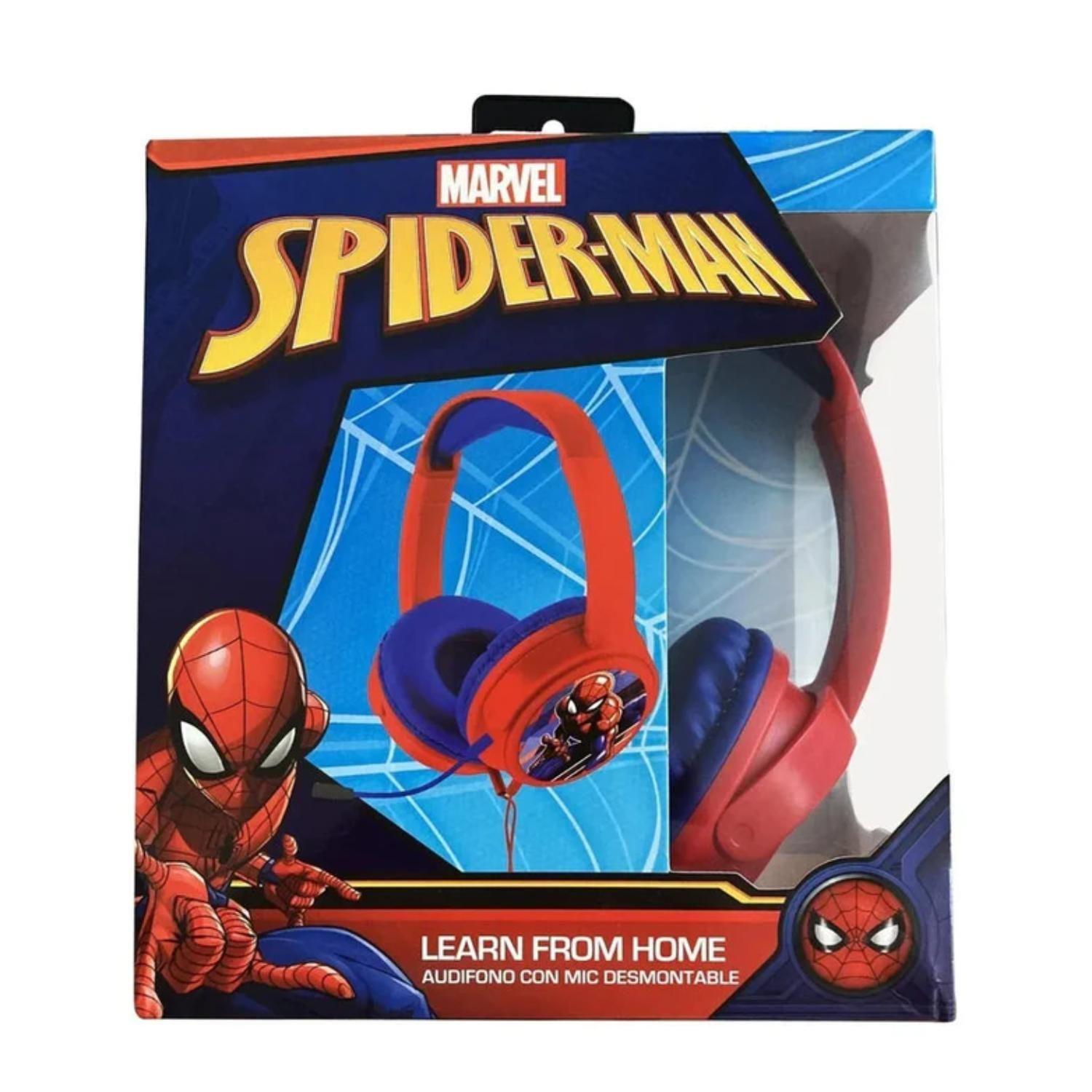 Audifono Gamer Infantil OverEar Rojo Spider Man-3