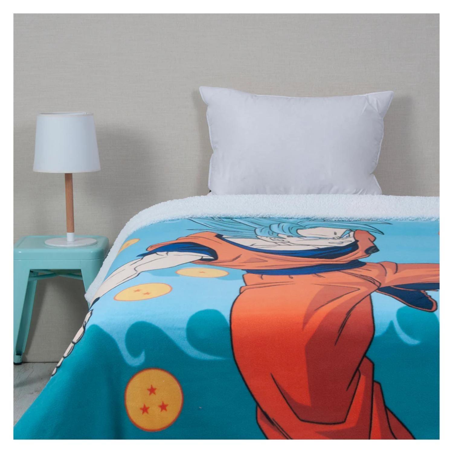 Frazada De Polar 150x200cm Infantil Dragon Ball Mashini-3