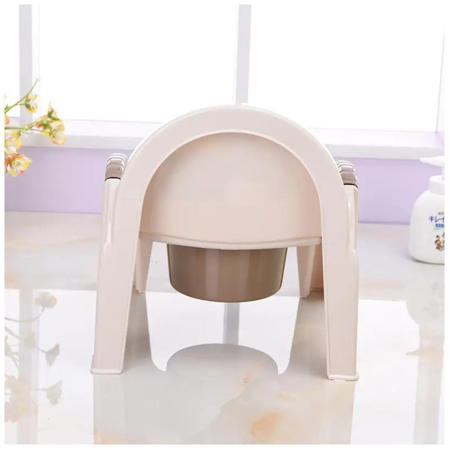 Pelela Silla De Bebes Baño Tapa Desmontable Blanco Cafe-2