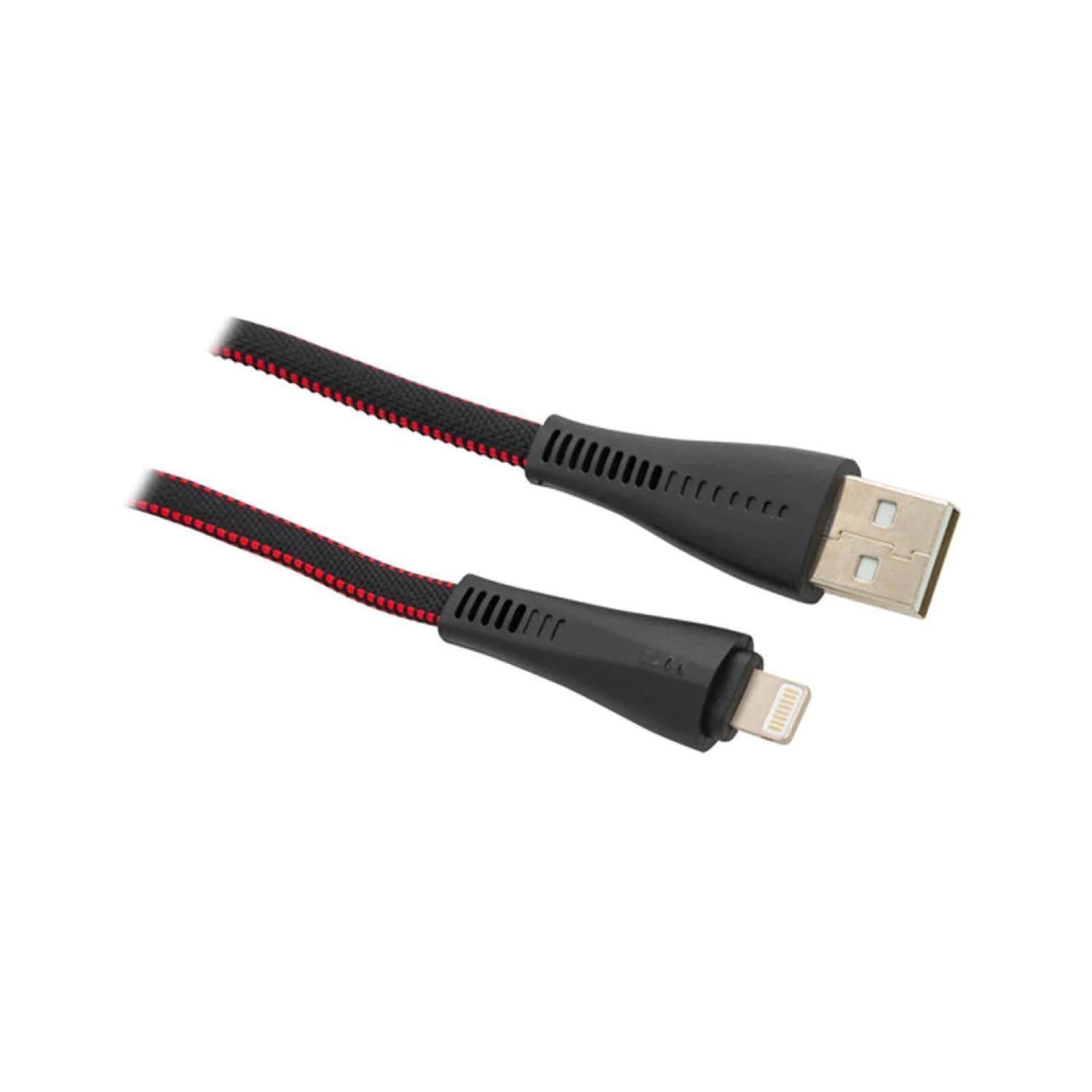 Cable Carga Rapida USB A Lightning Malla Flat Philco-0