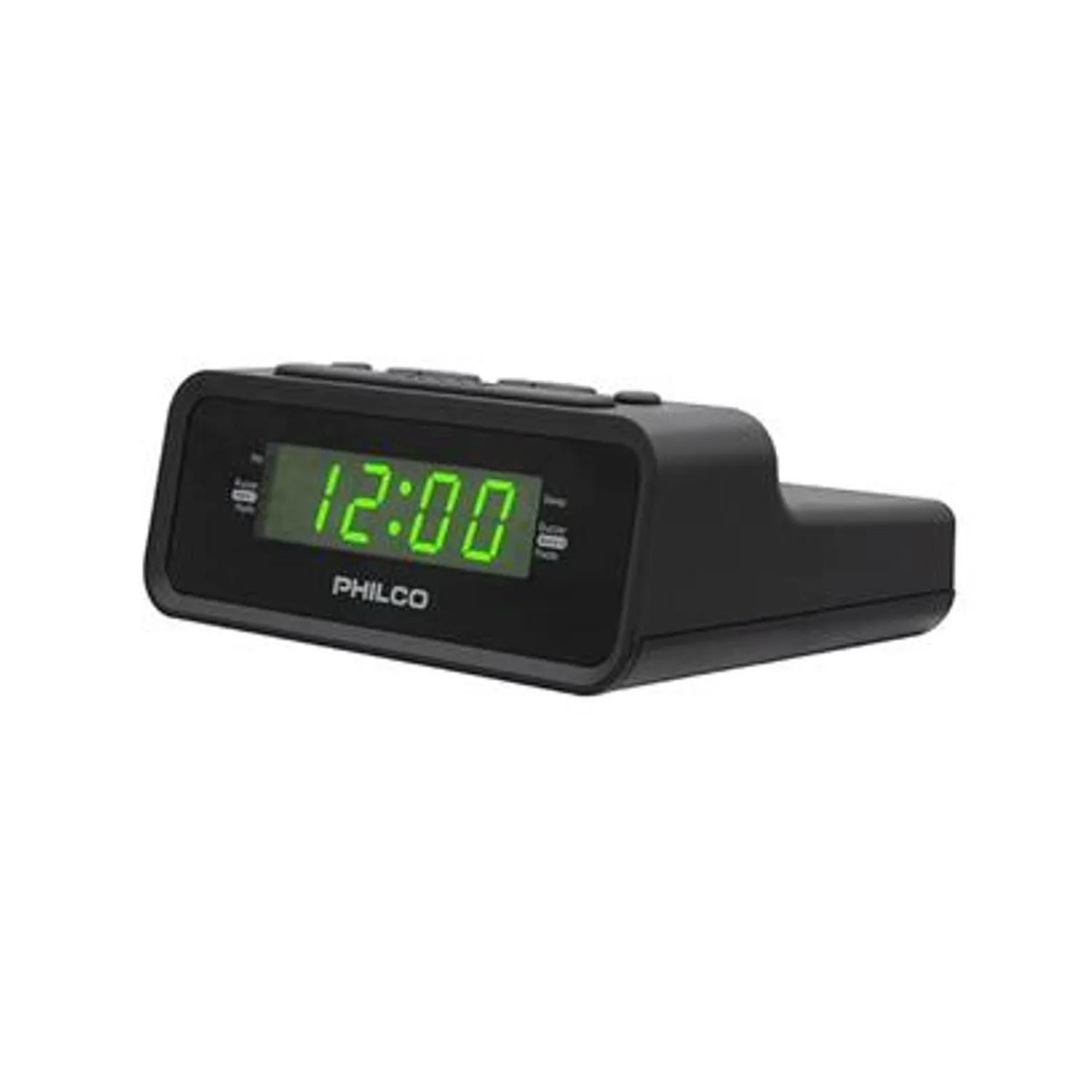Radio FM Reloj Digital Alarma Negro C1006G-2