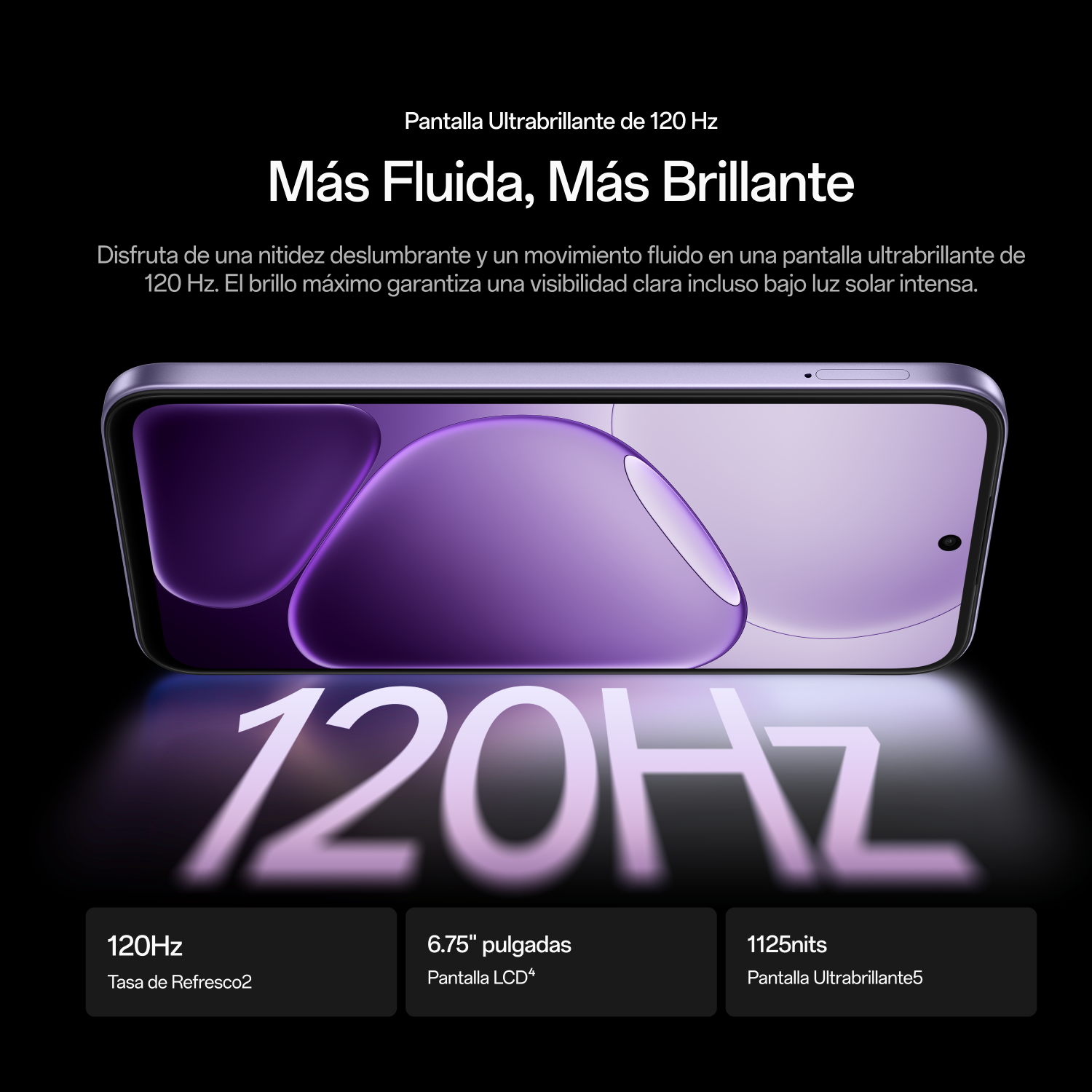 Celular Oppo A6X 4G 4+128GB Morado Smartphone-4