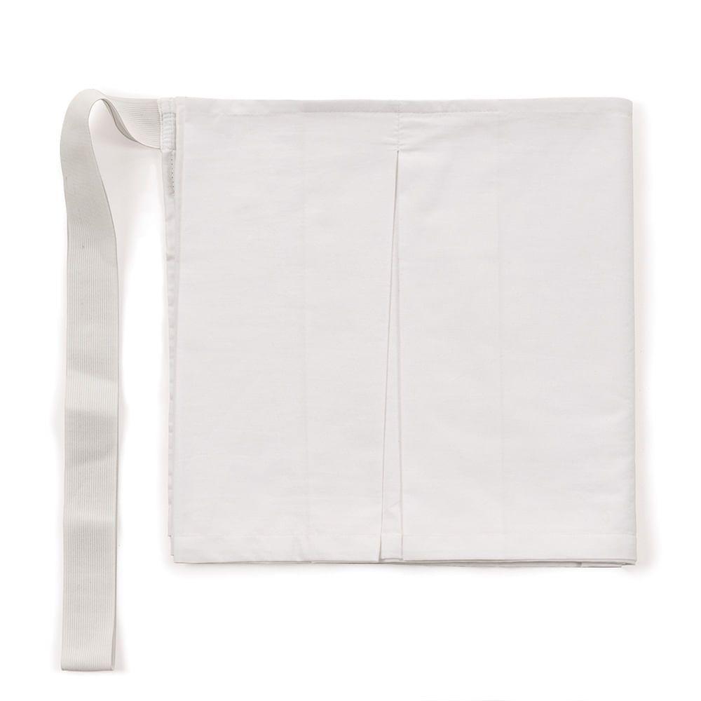 Faldón para cama Karsten Mila 2 plazas 180 hilos Blanco-1