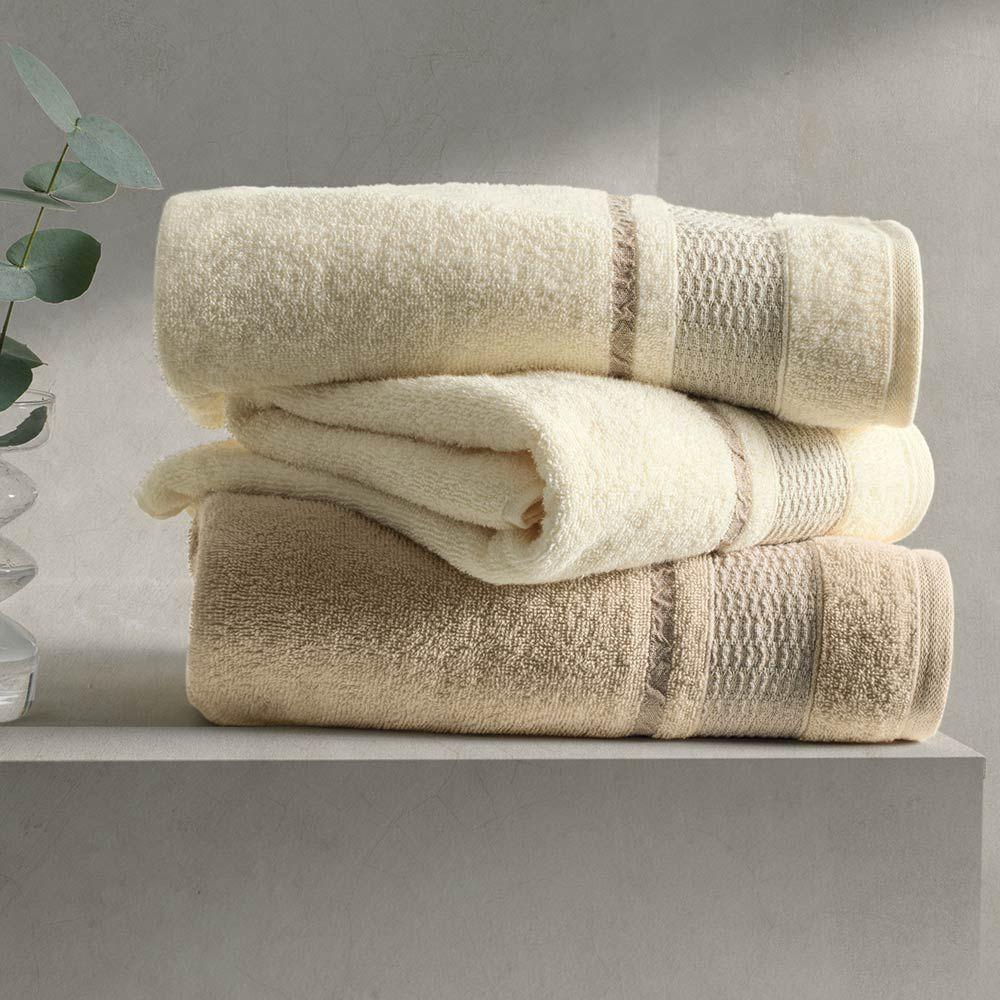 Toalla de mano Karsten Ópera 430gr 48 x 80 cm Ivory-2