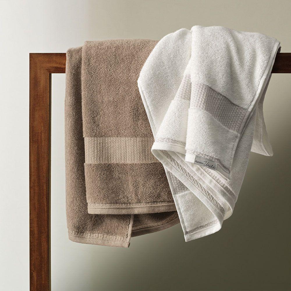 Toalla de mano Karsten Serenity 430gr 48x80 cm Gris Perla-1