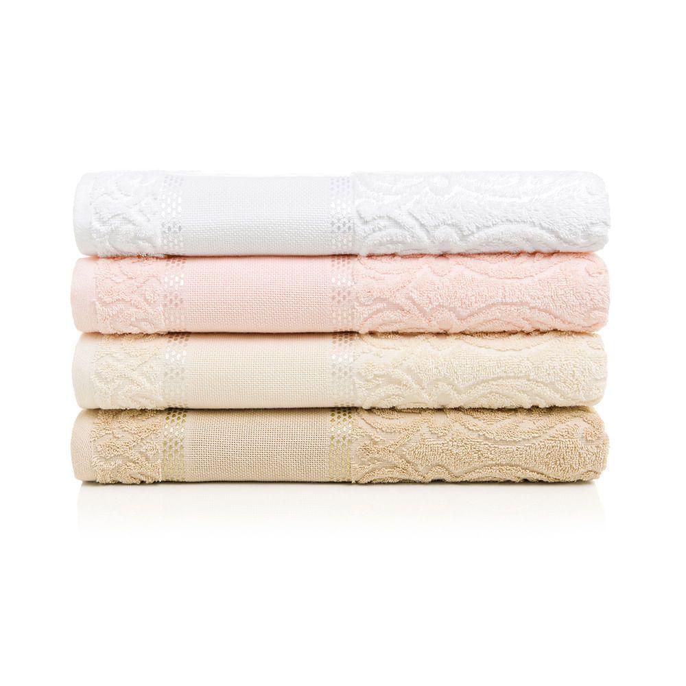 Toalla de visita para bordar Karsten Melina II Beige-1