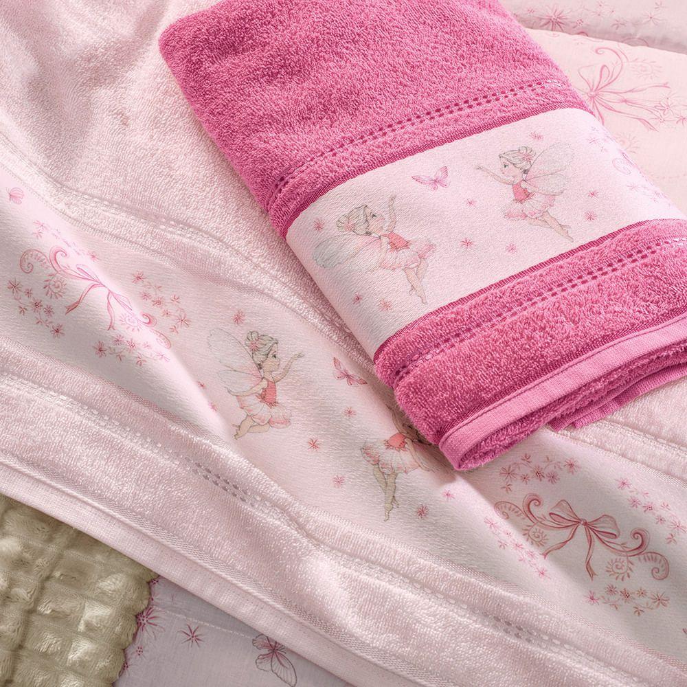 Toalla de baño Karsten Laila Palo Rosa-1