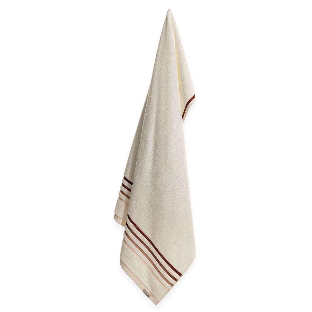 Toalla de baño Karsten Lumina 500gr 70 x 140 cm Ivory/Cobre-2