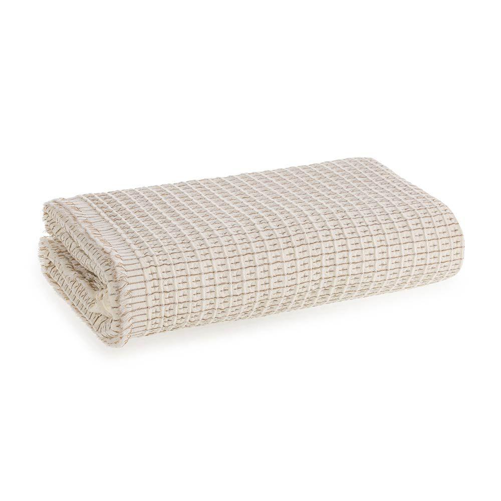 Toalla de playa Karsten Resort I 86 x 150 cm Beige-0
