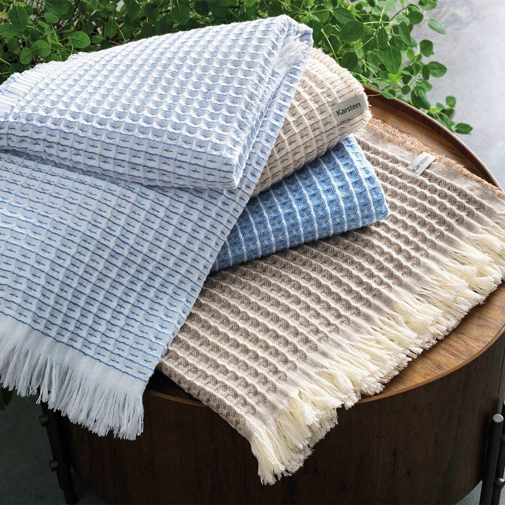 Toalla de playa Karsten Resort I 86 x 150 cm Beige-2