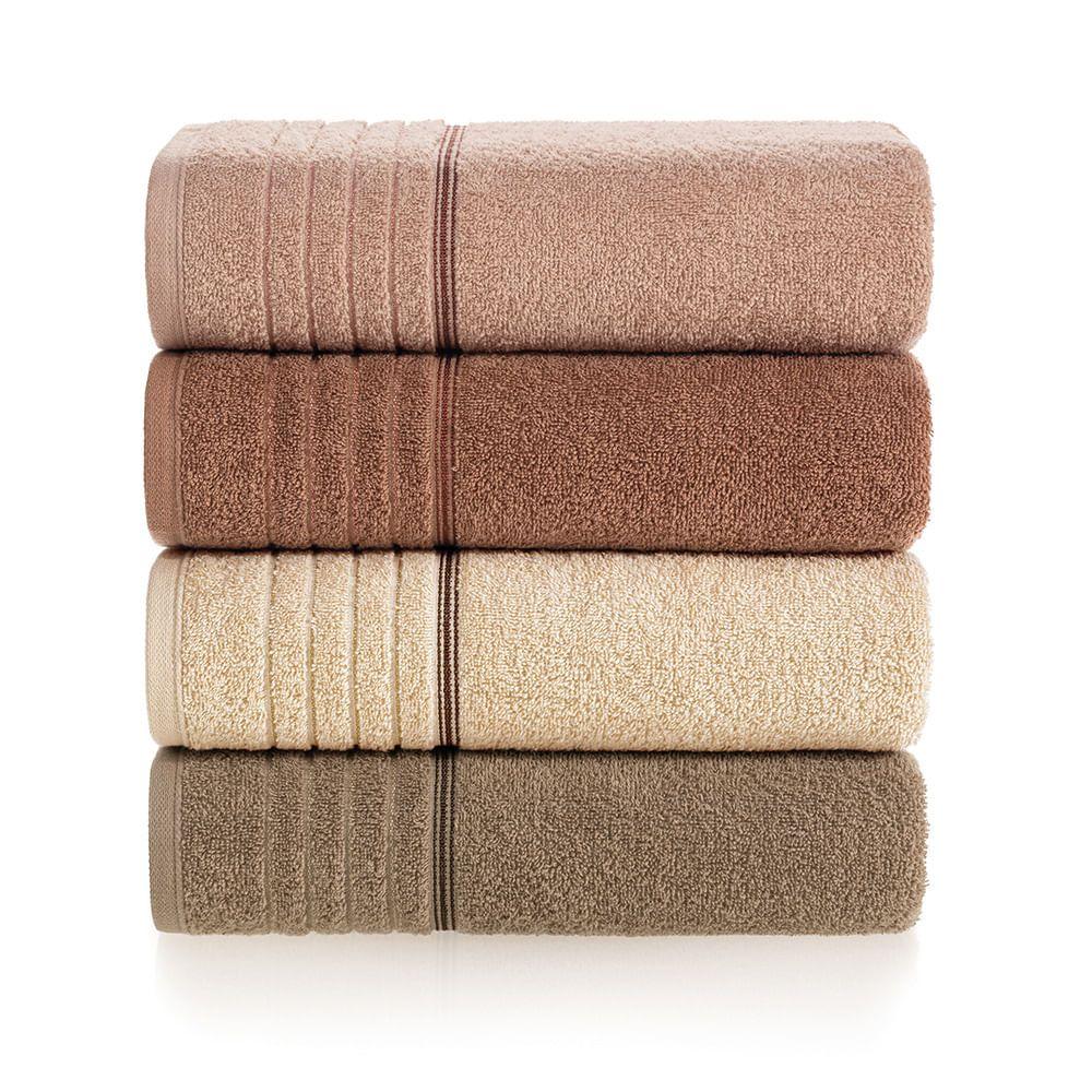 Toalla de mano Karsten Bressan 380gr 48x80 cm Taupe-3
