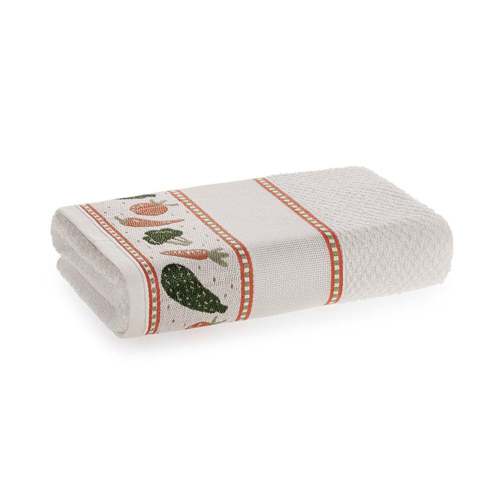 Paño de cocina para bordar Karsten Messina Verduras-0
