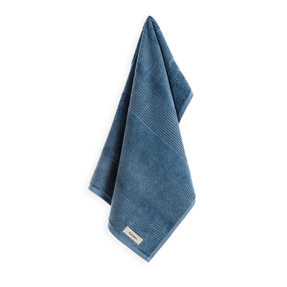 Toalla de mano Karsten Realce 440gr 48 x 70 cm Petróleo-1