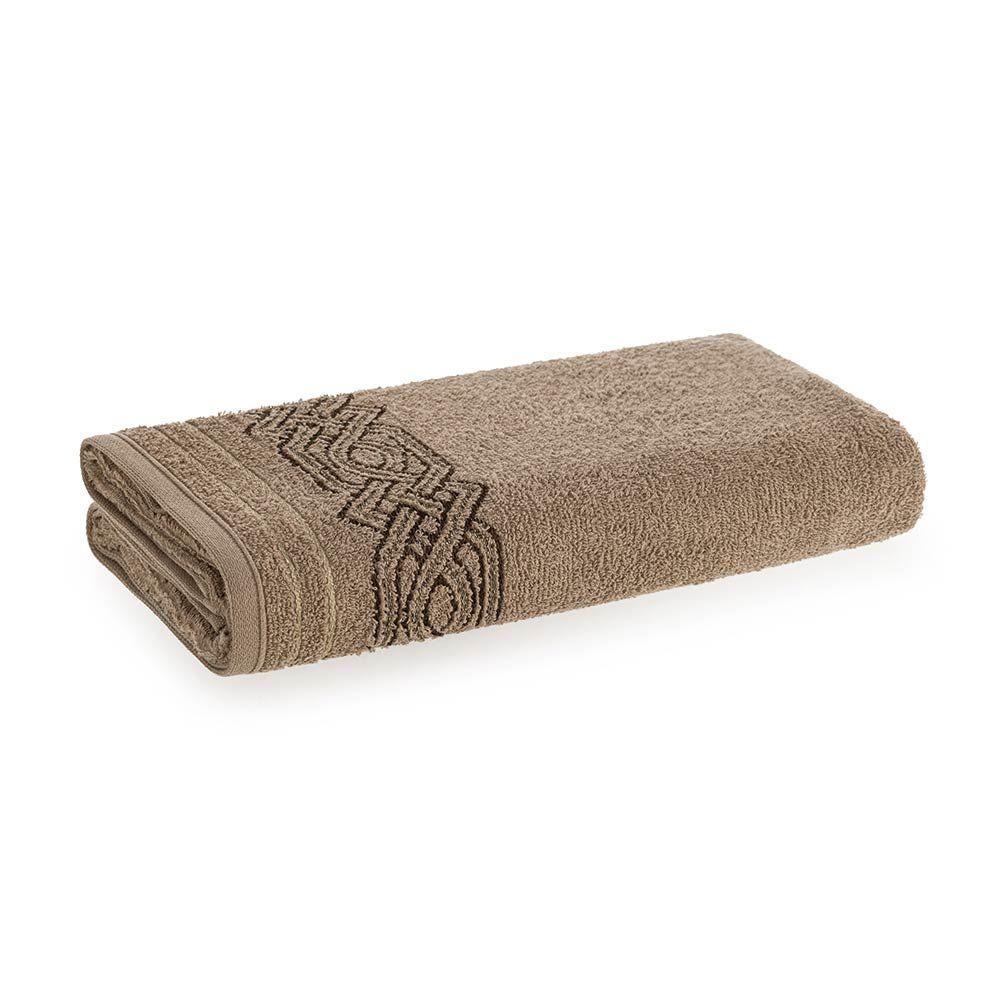 Toalla de baño Karsten Temis 350gr 70 x 140 cm Taupe-0