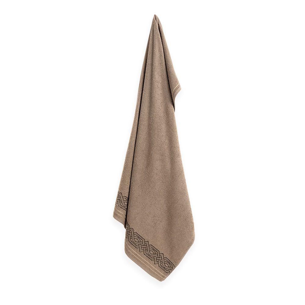 Toalla de baño Karsten Temis 350gr 70 x 140 cm Taupe-1